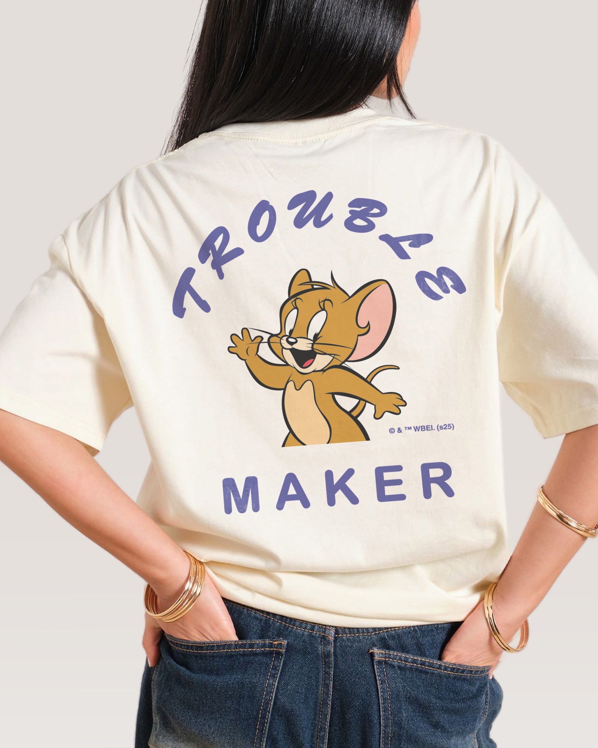 Troublesome Jerry Natural T-Shirt