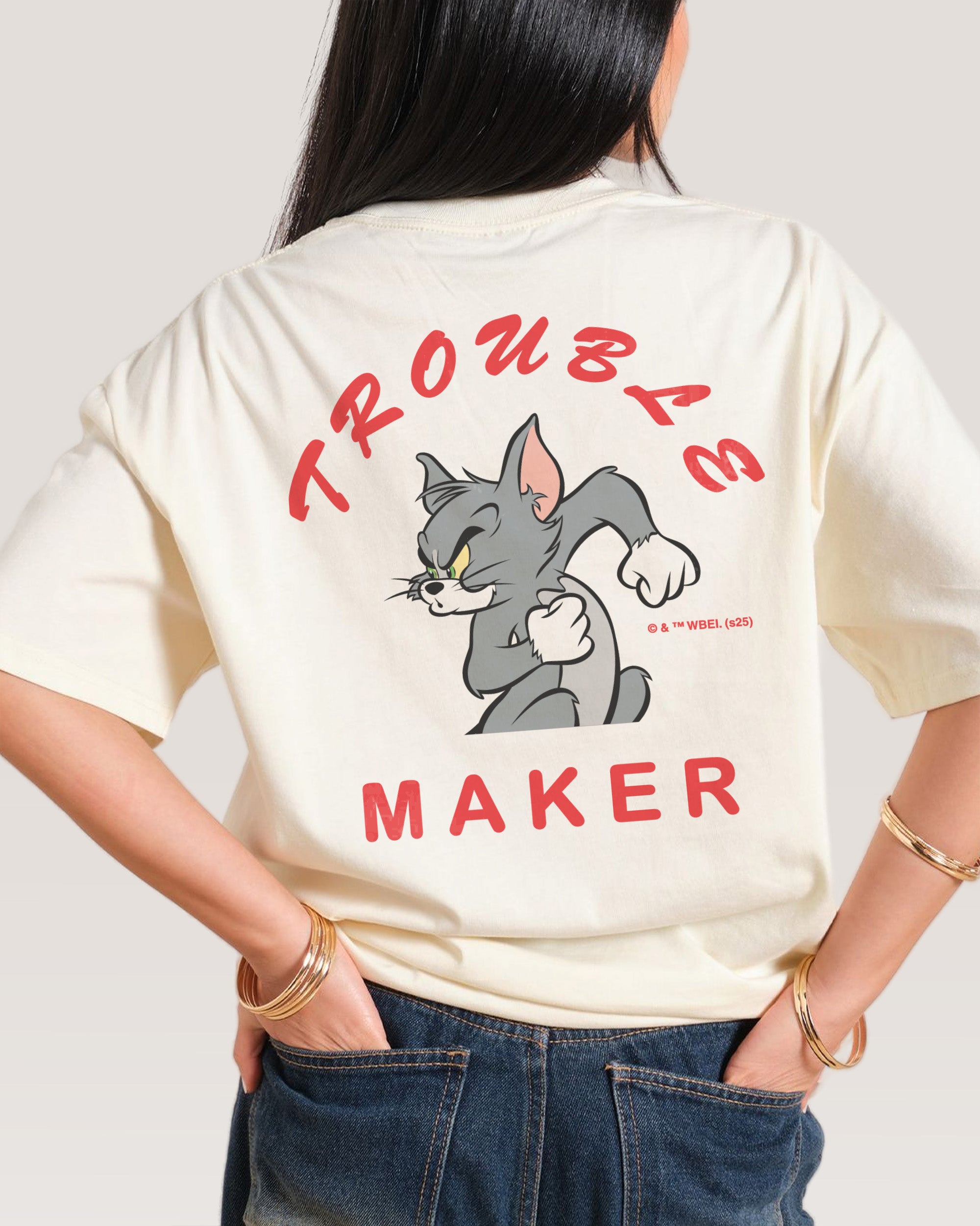 Troublesome Tom Natural T-Shirt