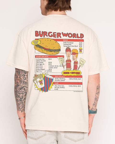 Burger World T-Shirt | Beavis And Butt-Head | Threadheads USA