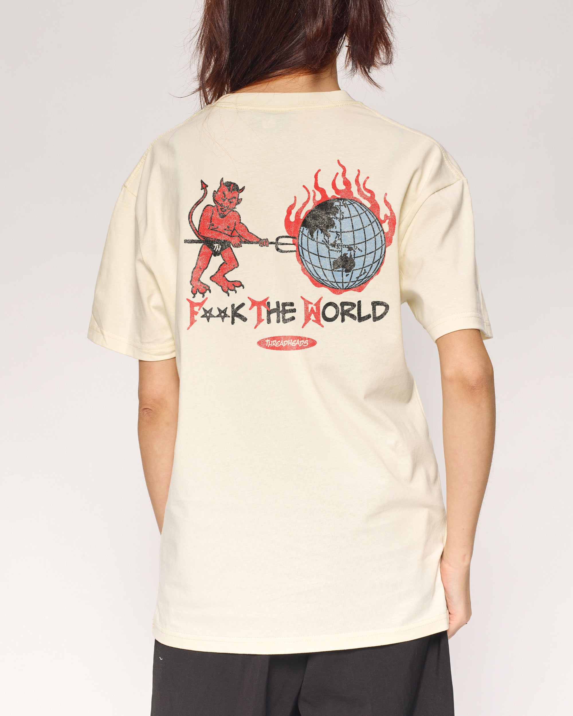 F**k The World T-Shirt Threadheads Australia Online