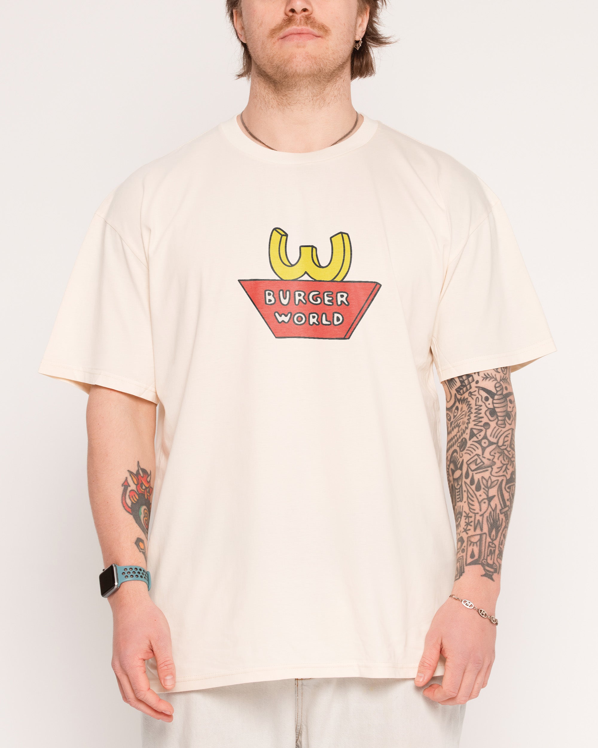 Burger World Oversized Tee Threadheads Australia Online