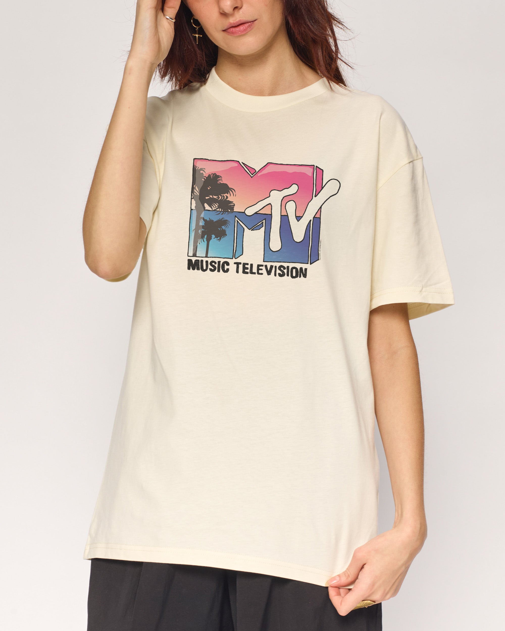Palm Springs MTV Logo T-Shirt | Official MTV collab