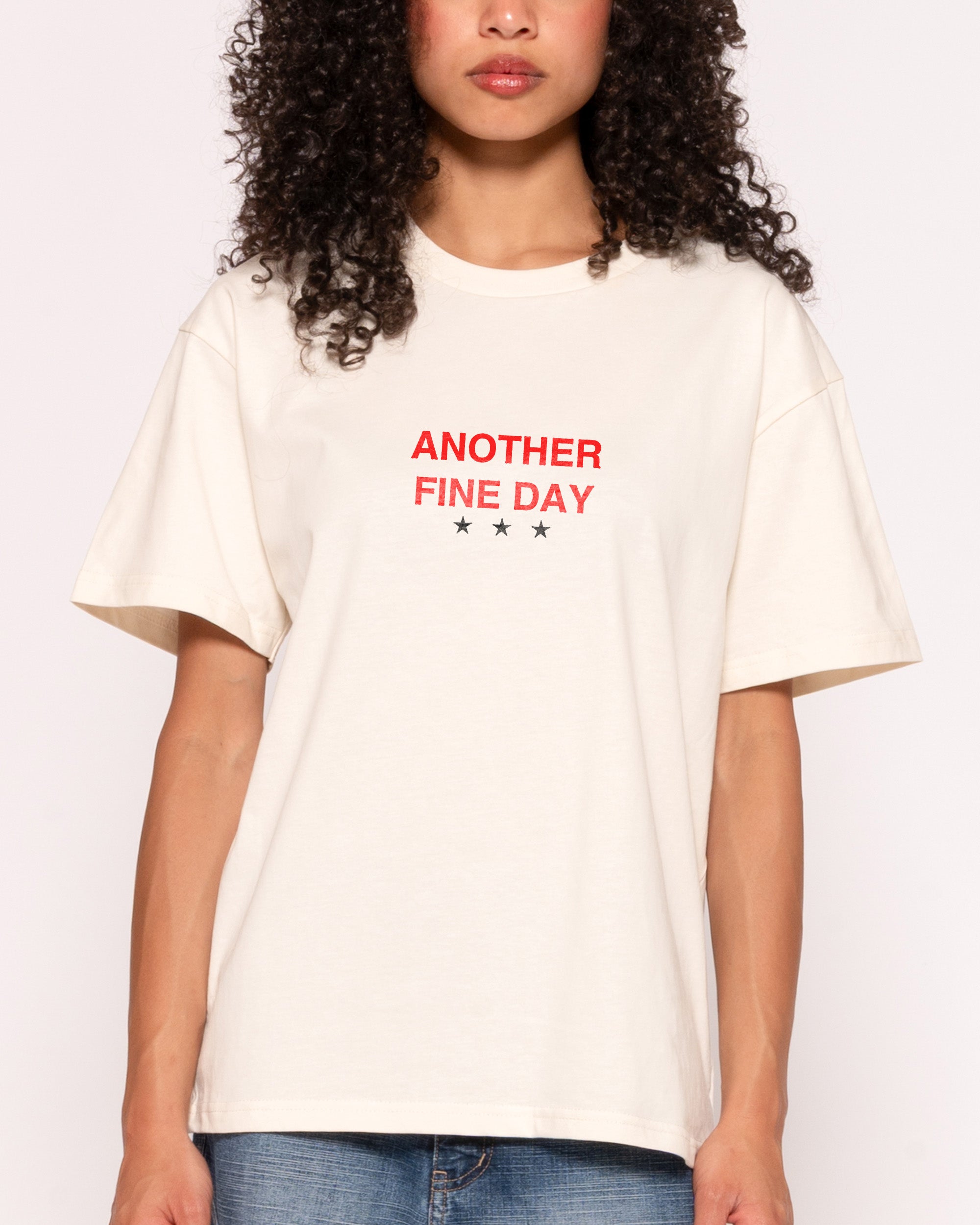 Another Fine Day Ruined Natural T-Shirt