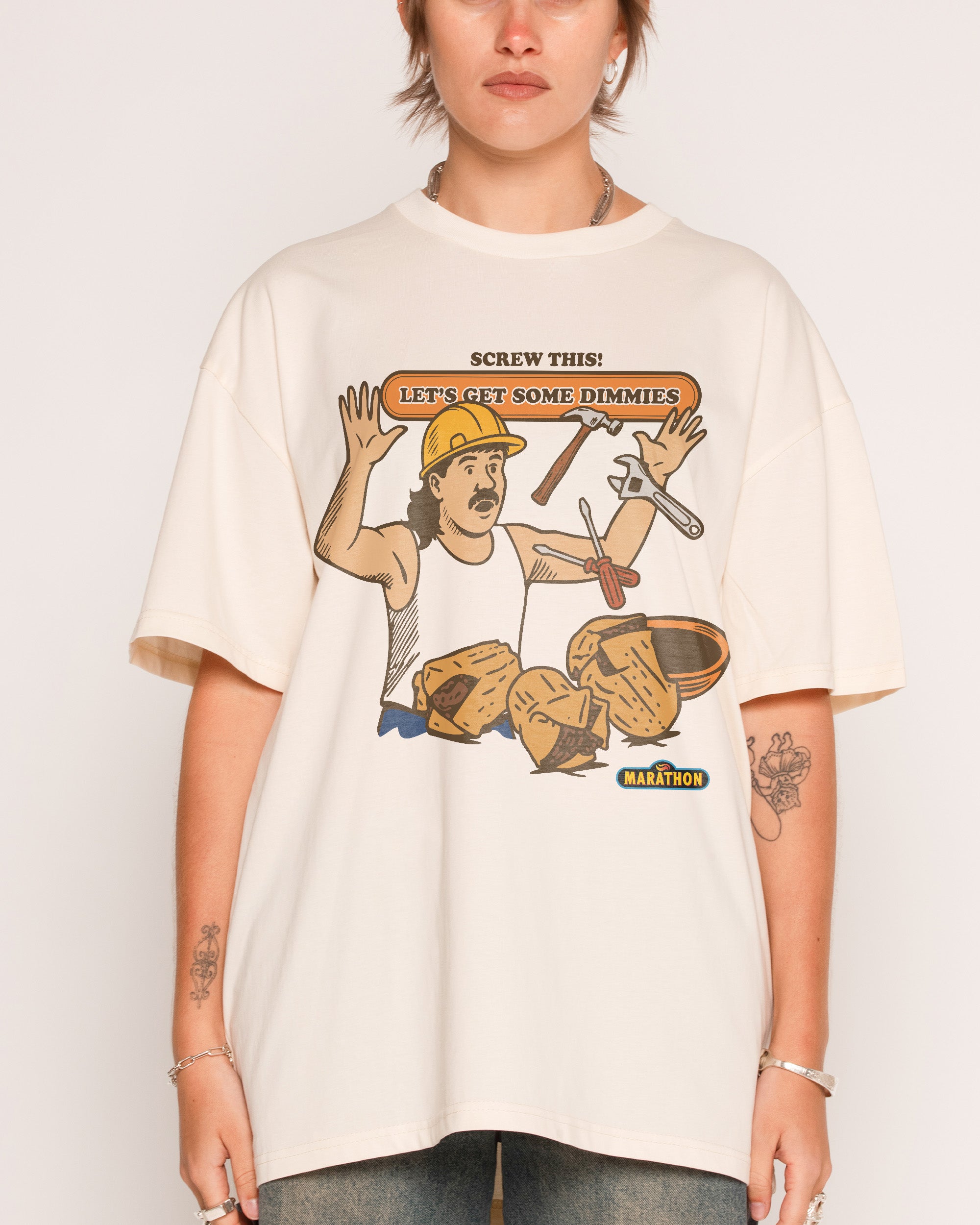 L GRINDLODGE x LOV S/S フルカラーTEE 刺繍 Screw This T-Shirt | Graphic T-Shirt USA