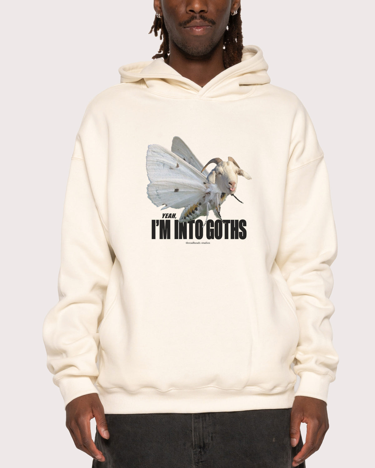 I’m Into Goths Natural Hoodie