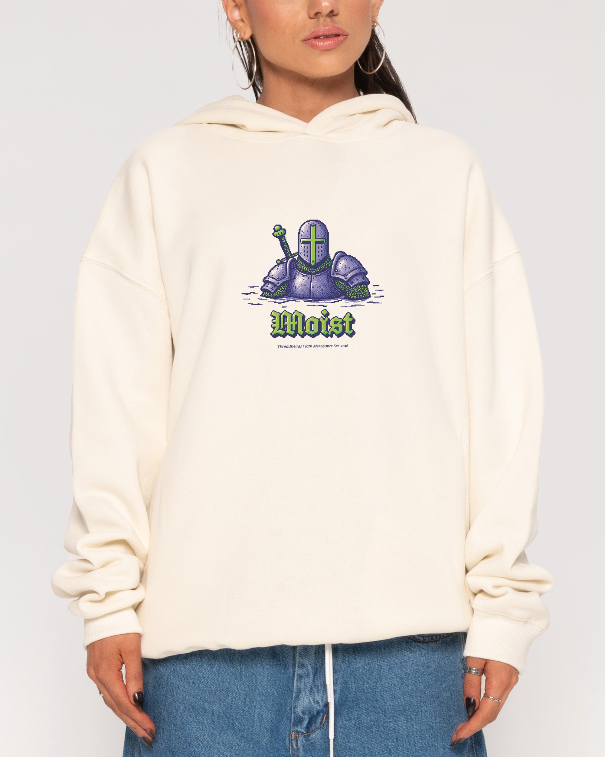 Moist Knight Natural Hoodie