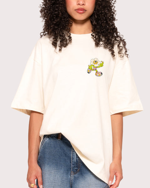 Among The Daisies Front And Back Oversized Tee | Threadheads USA