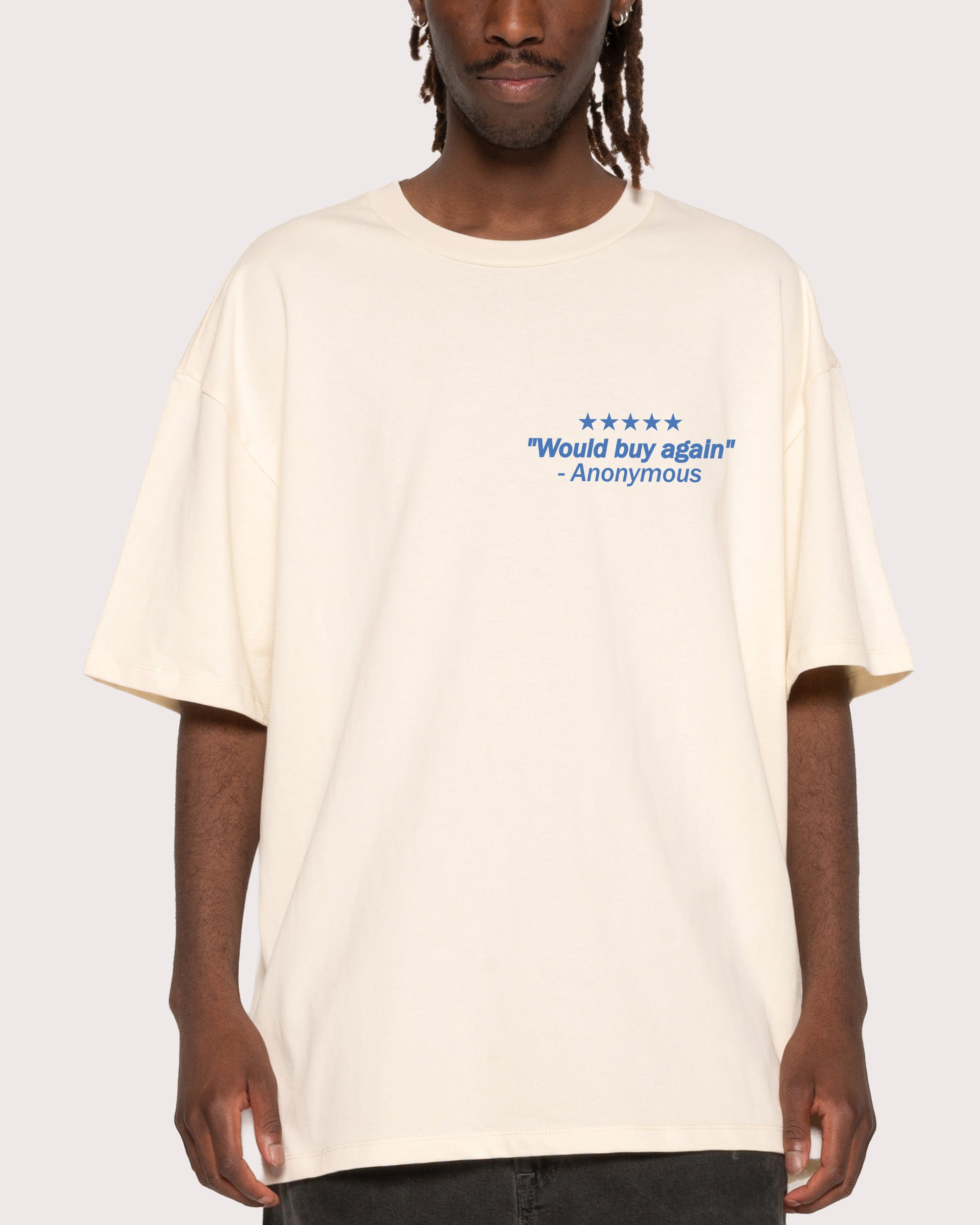1-800-Cocaine Natural Oversized Tee
