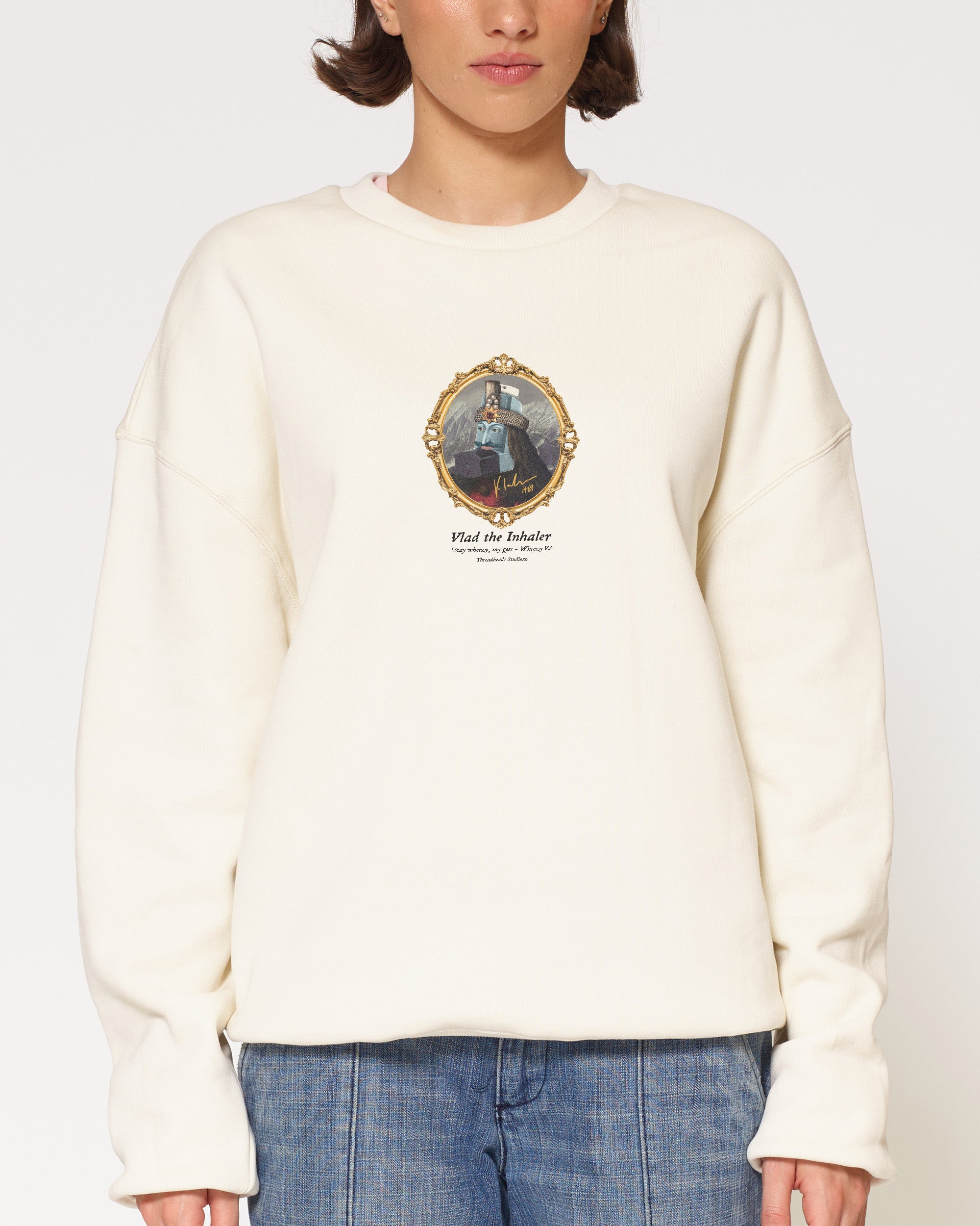 Vlad the Inhaler Natural Sweatshirt