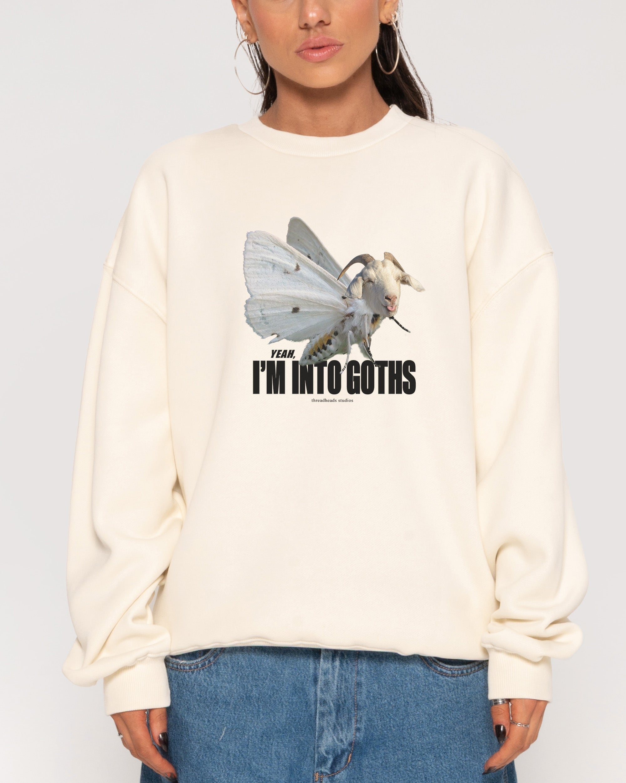 I’m Into Goths Natural Sweatshirt