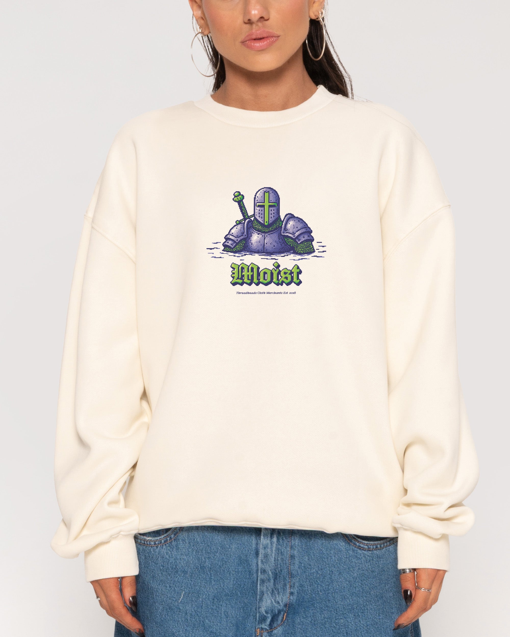 Moist Knight Natural Sweatshirt