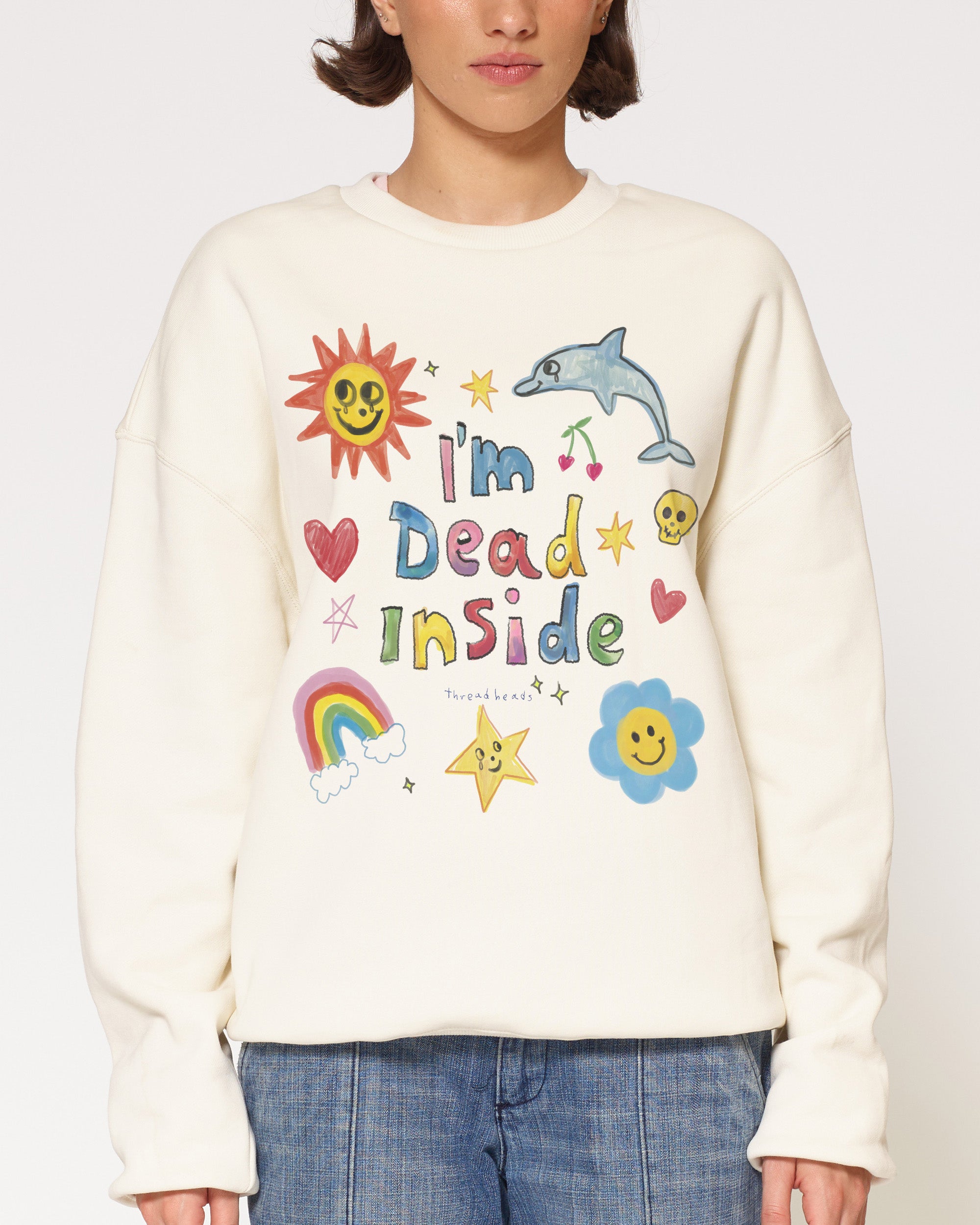 I’m Dead Inside Natural Sweatshirt