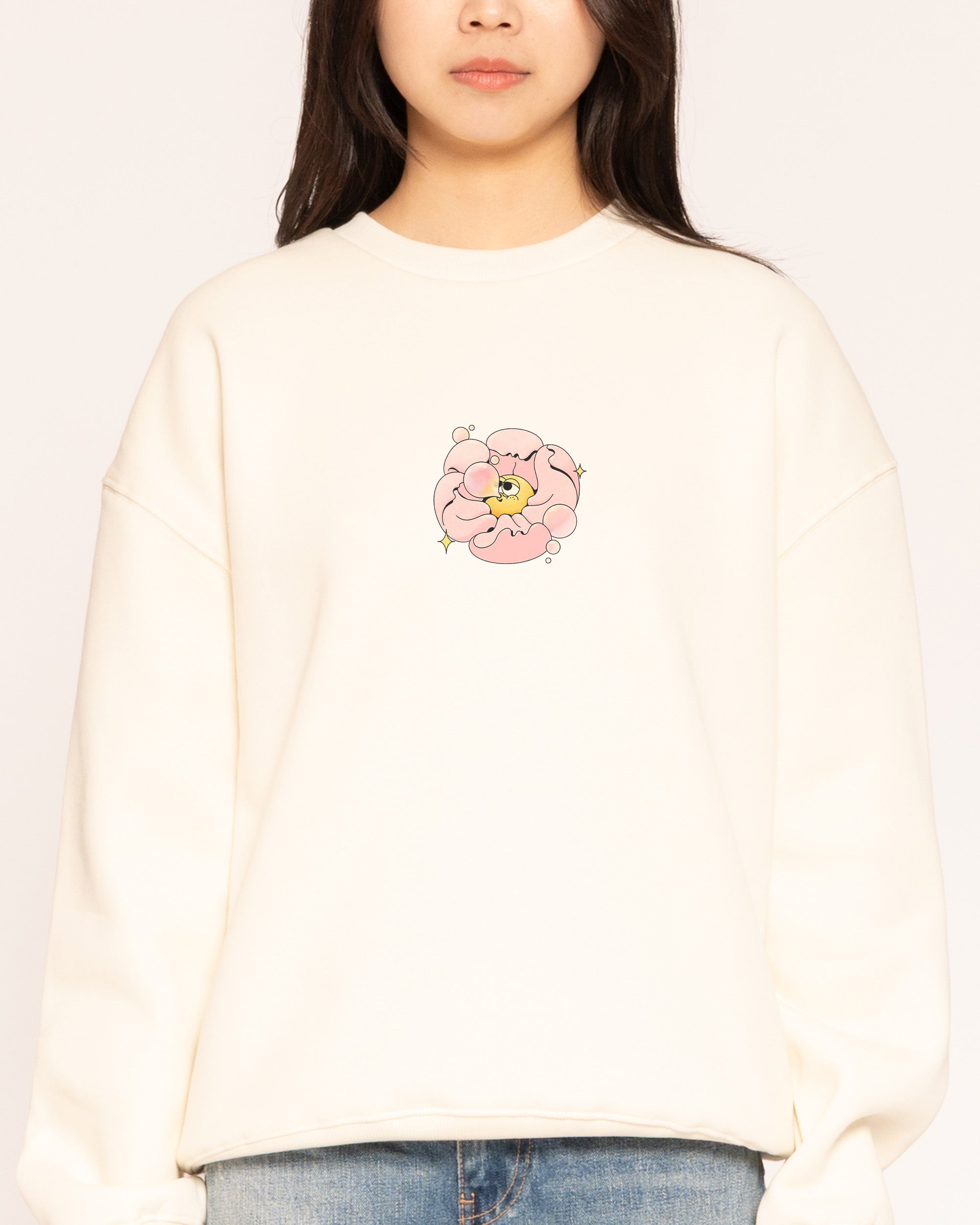 Bubble Blossom Natural Sweatshirt