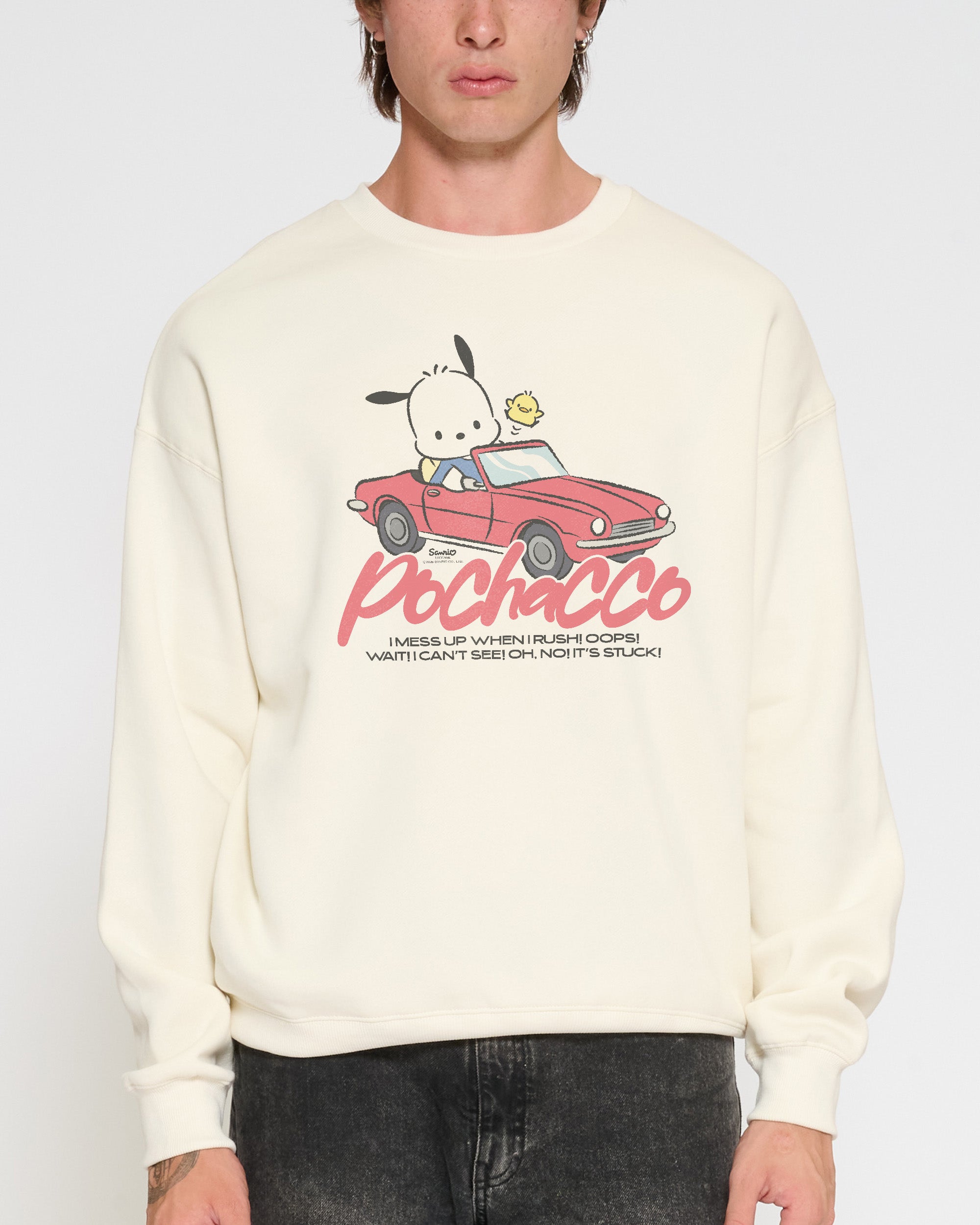 Pochacco Peak Hour Sweatshirt Official Hello Kitty and Friends collab Threadheads
