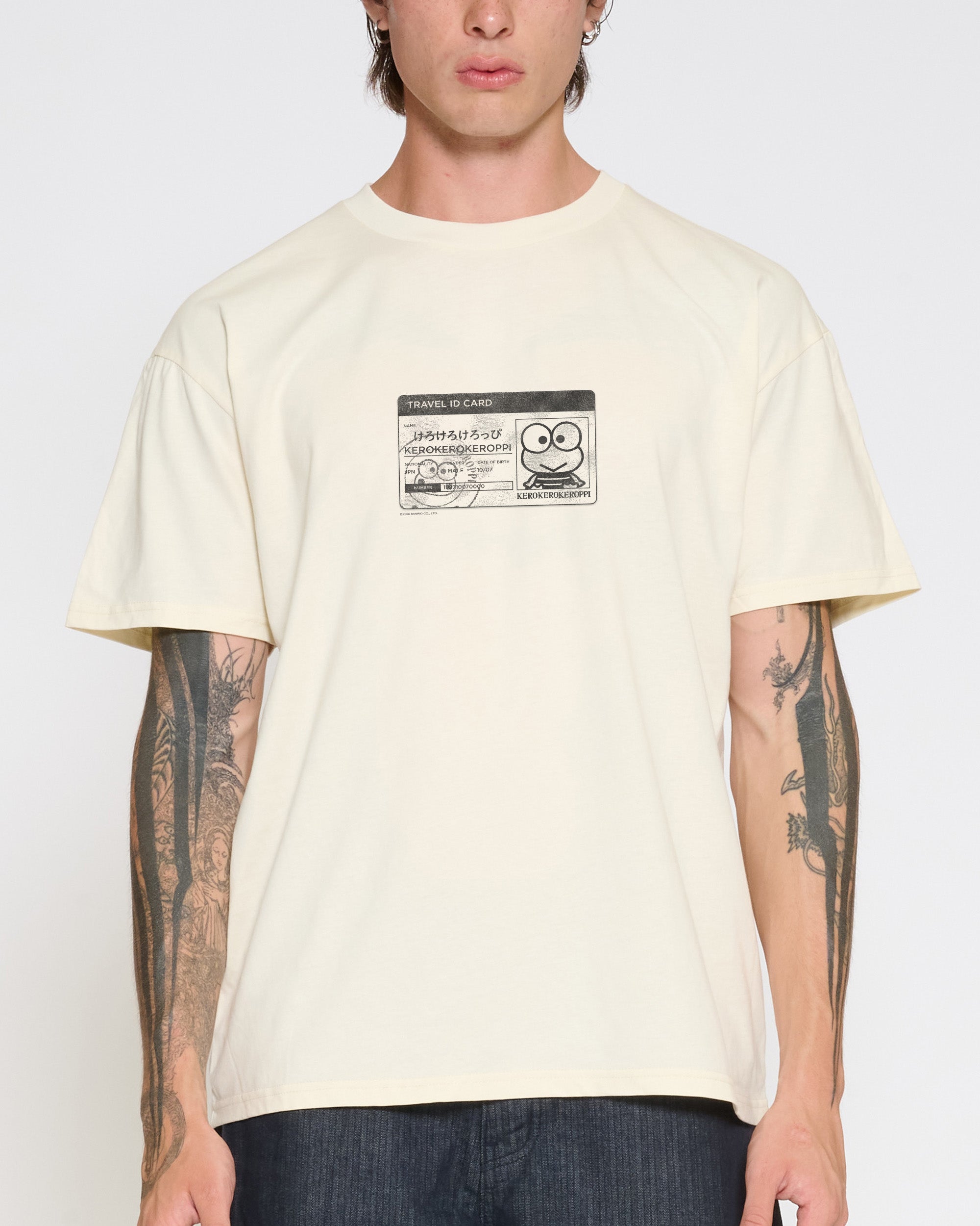 Keroppi ID T-Shirt Official Hello Kitty and Friends collab Threadheads