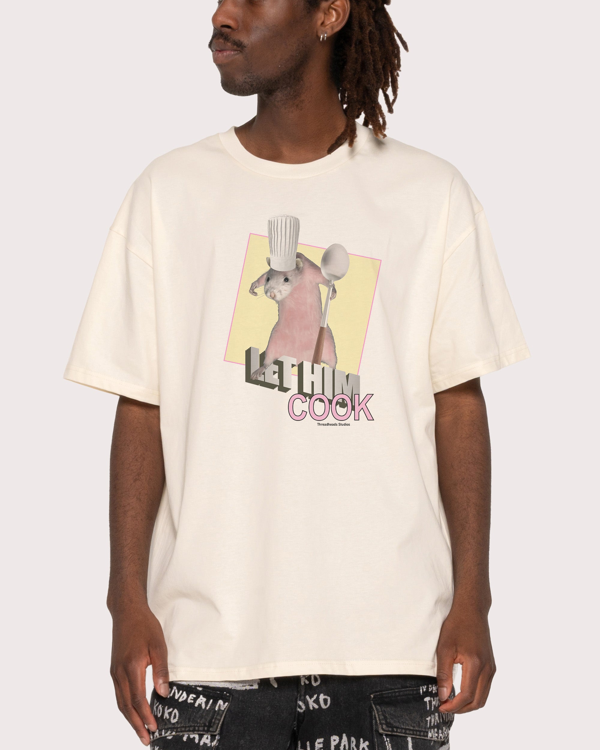 Let Him Cook Natural T-Shirt
