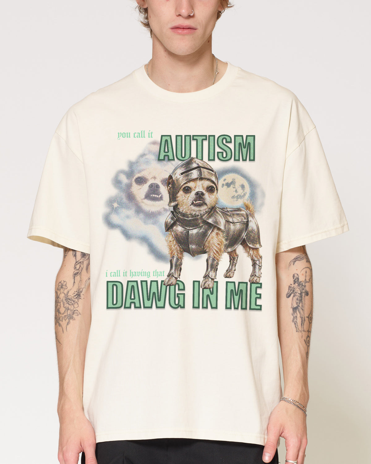 Dawg in Me Natural T-Shirt