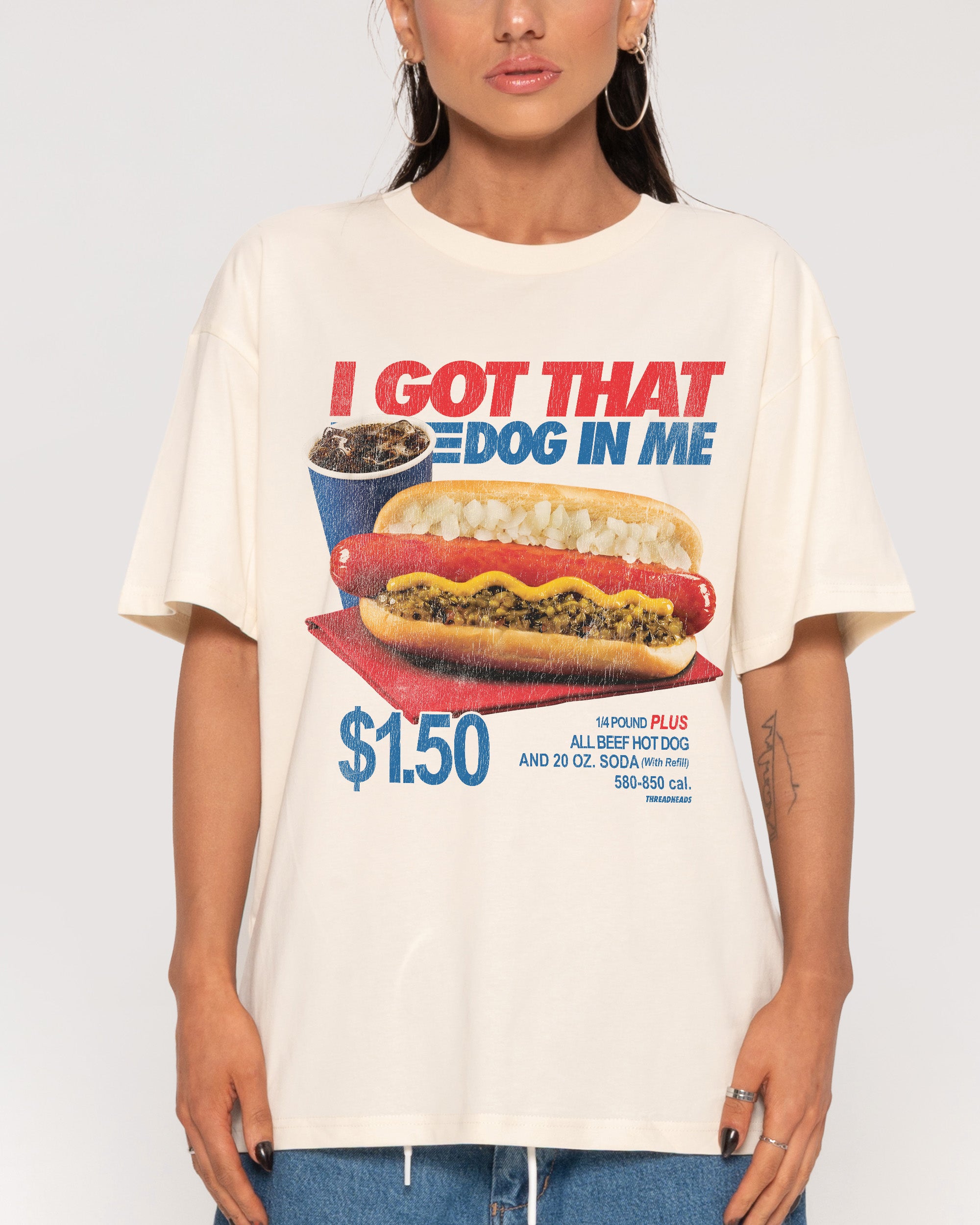 I Got That Dog In Me Natural T-Shirt