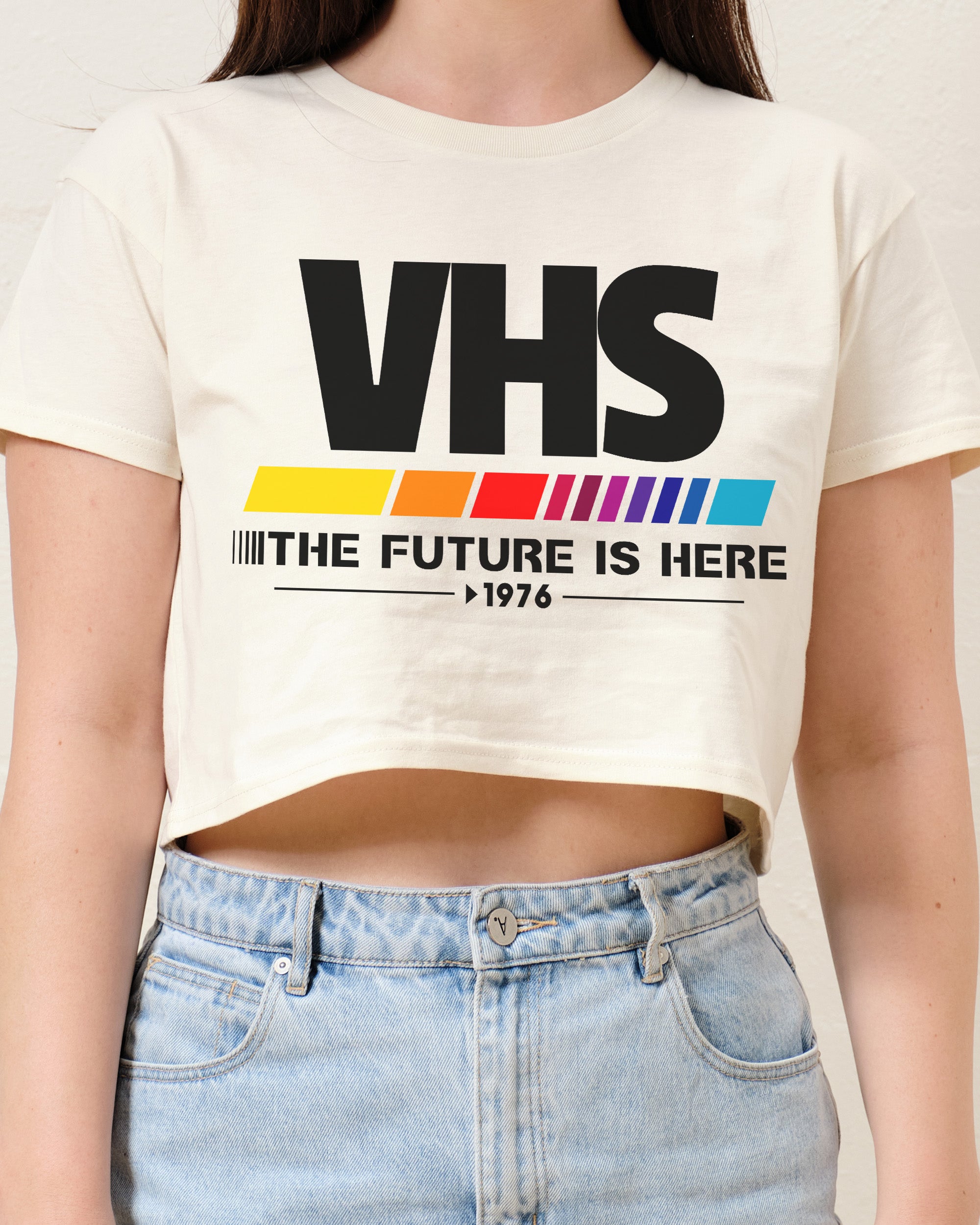 VHS - The Future is Now Crop Tee Australia Online