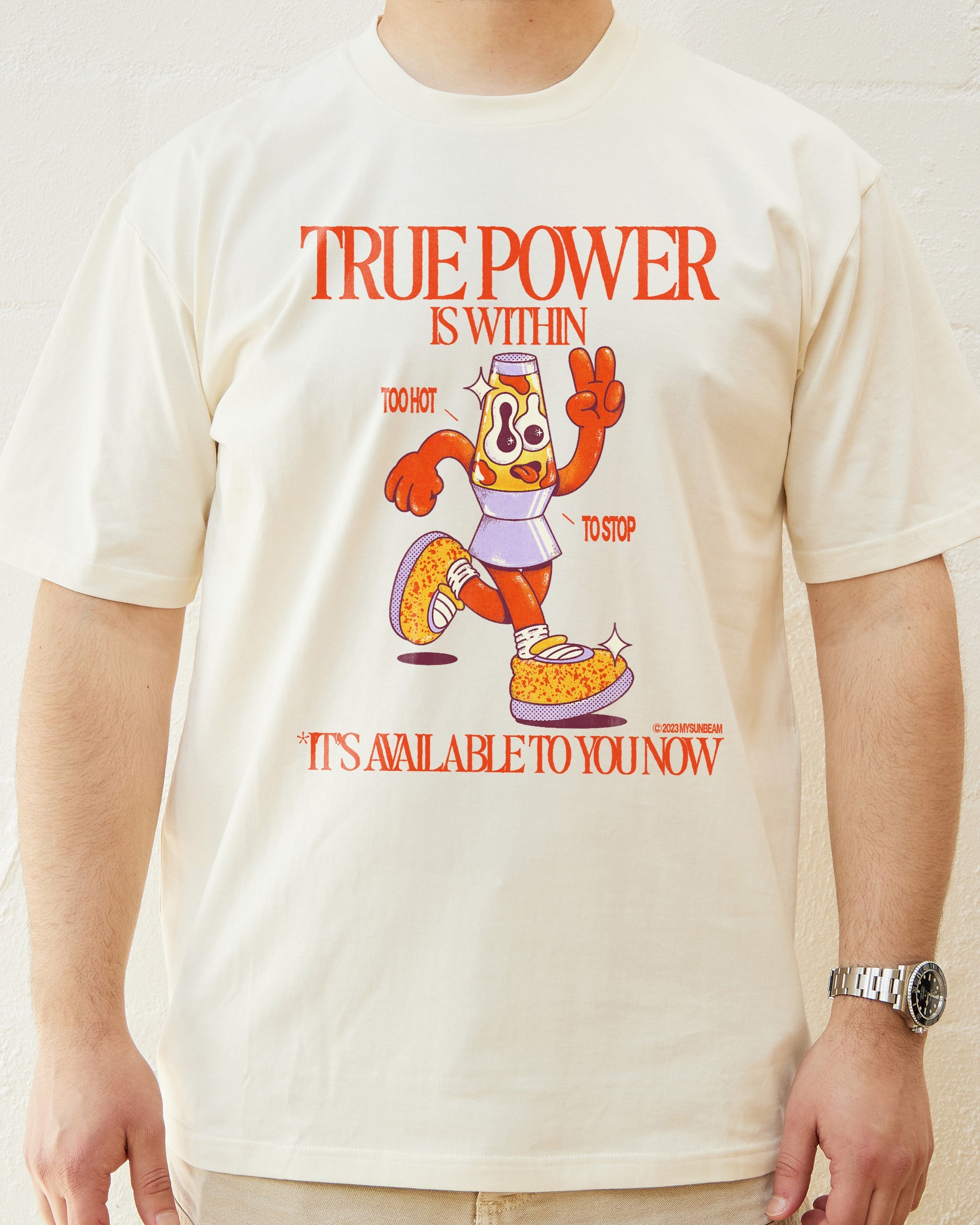 True Power T-Shirt Australia Online Natural