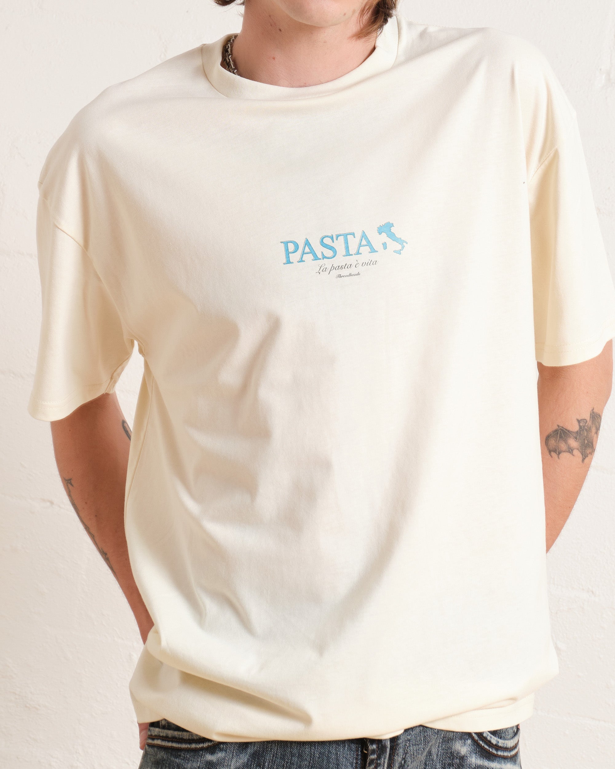 Pasta Is Life T-Shirt Australia Online Natural