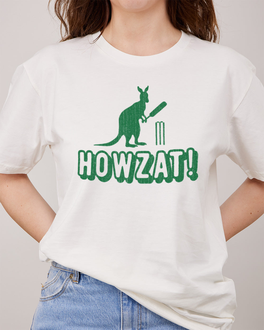 Howzat T-Shirt Australia Online #colour_natural