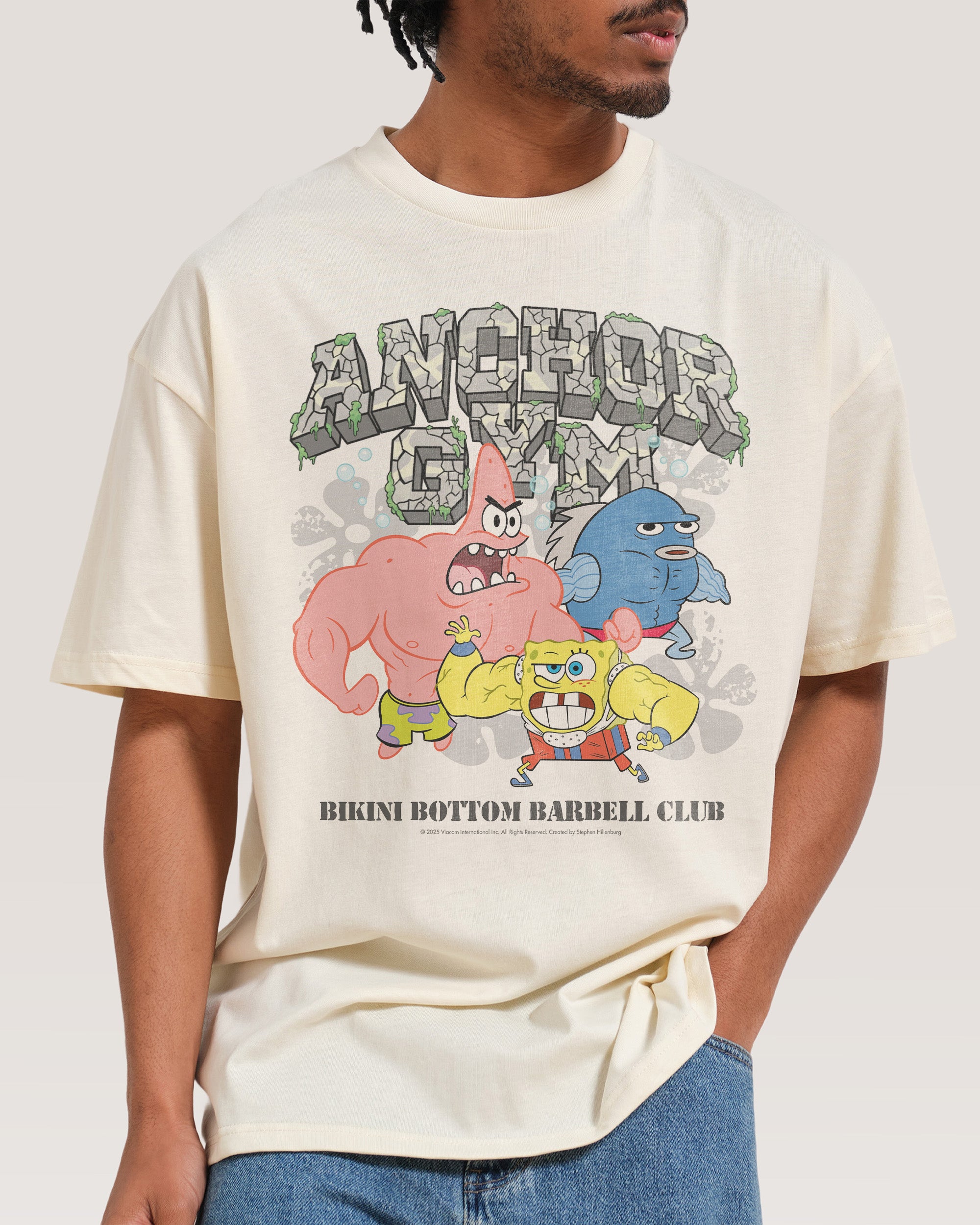 Spongebob Gym Natural T-Shirt