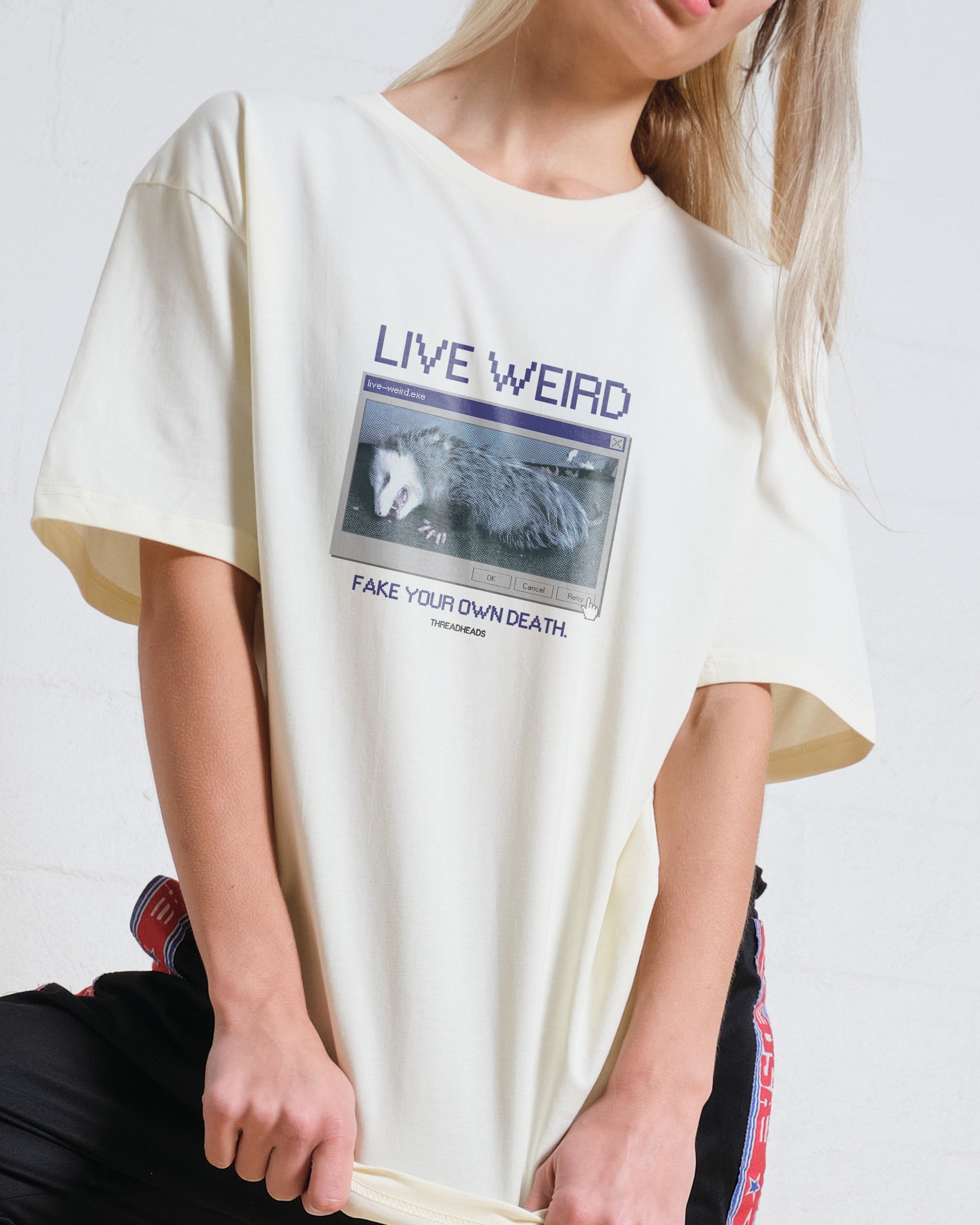 Live Weird, Fake Your Own Death T-Shirt #gender_men's