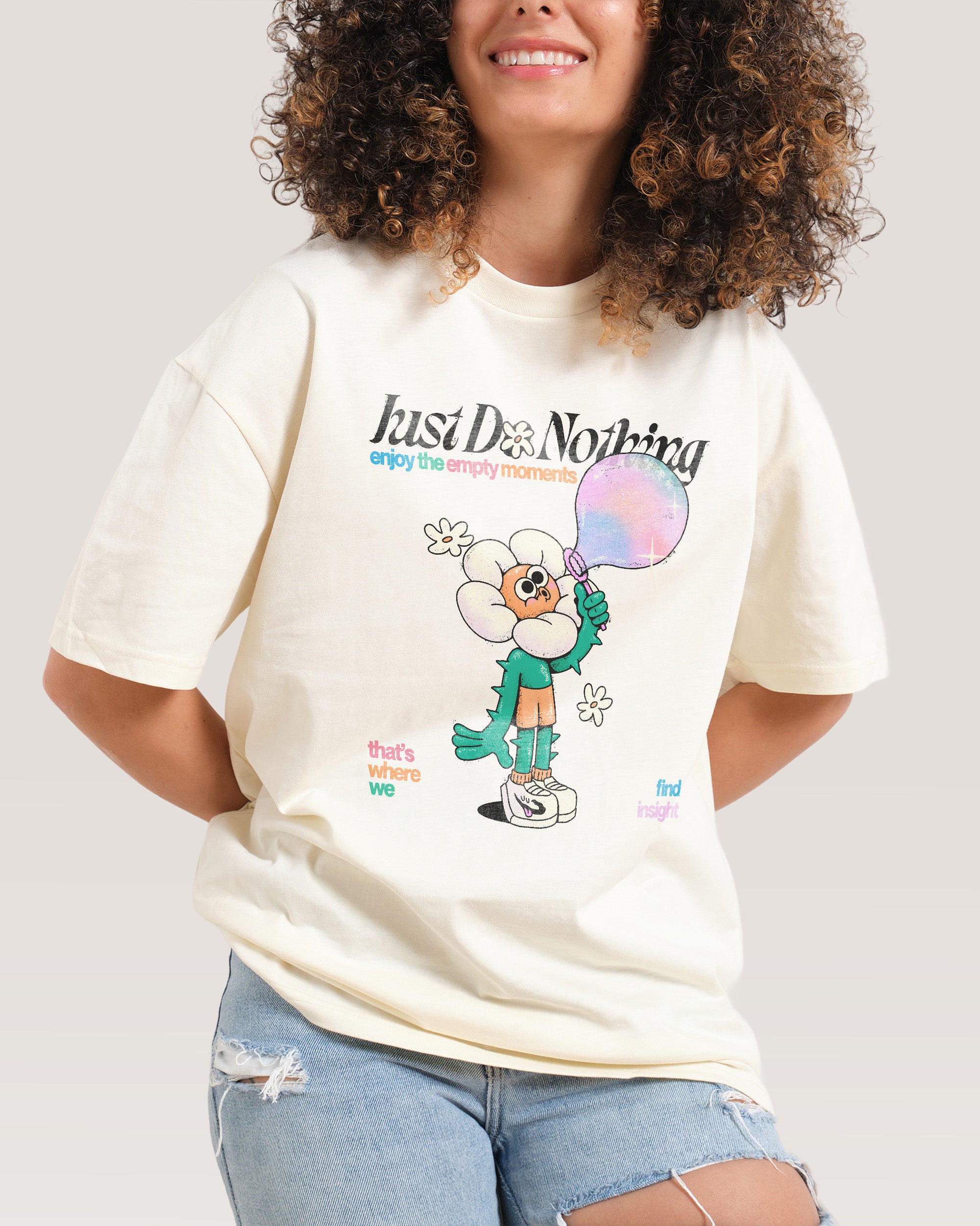 Just Do Nothing Natural T-Shirt