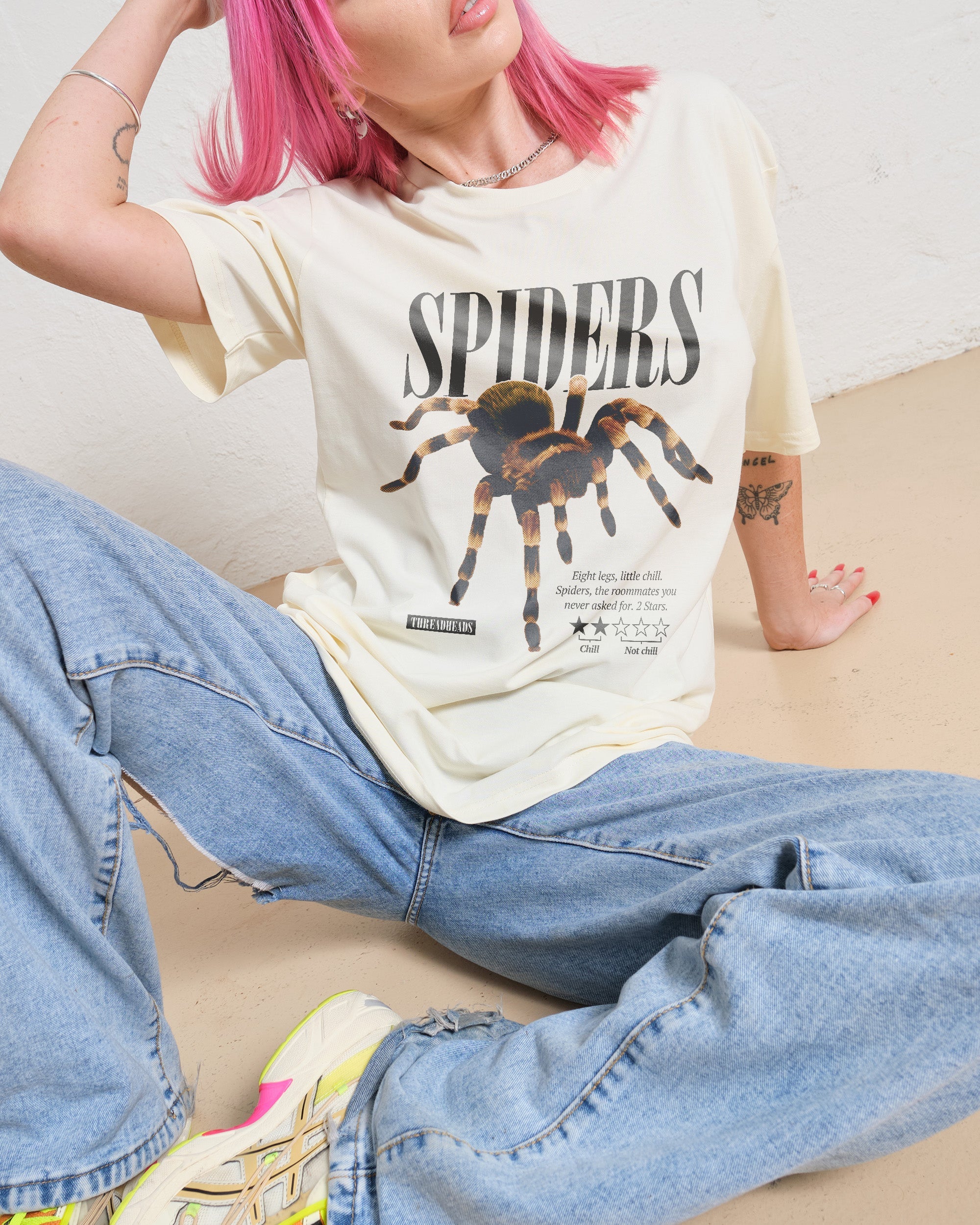 Spiders: A Review T-Shirt #gender_men's