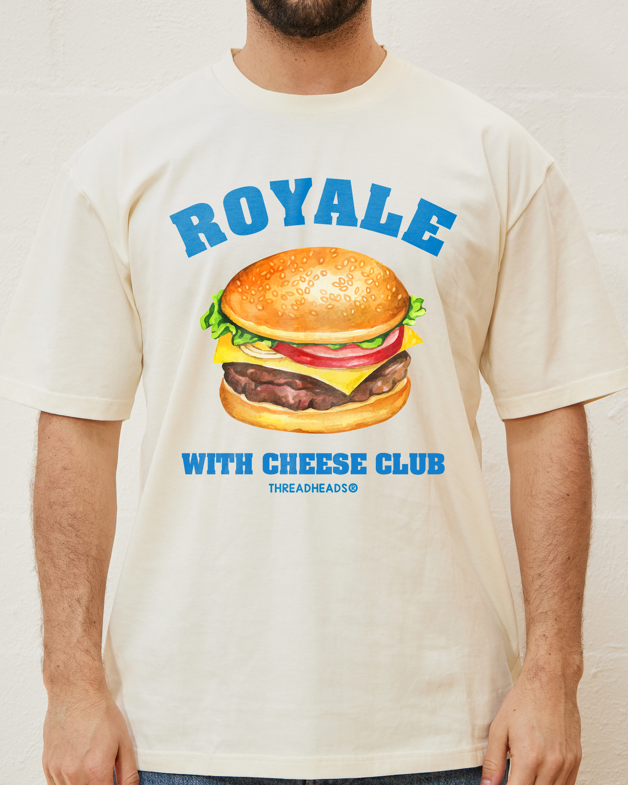 Royale With Cheese T-Shirt Australia Online Natural