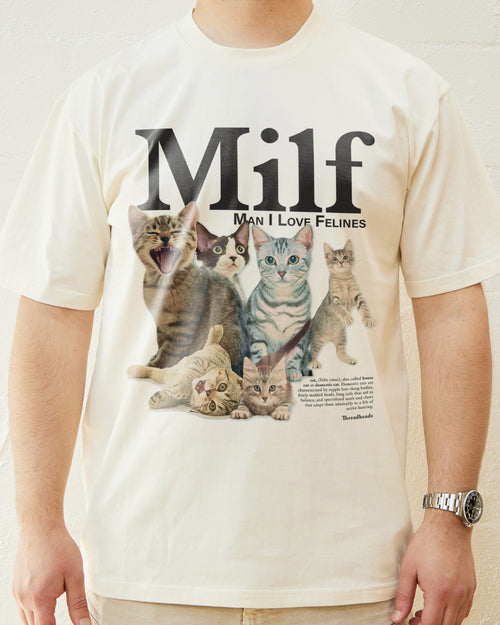 Man I Love Felines Tee main image 1