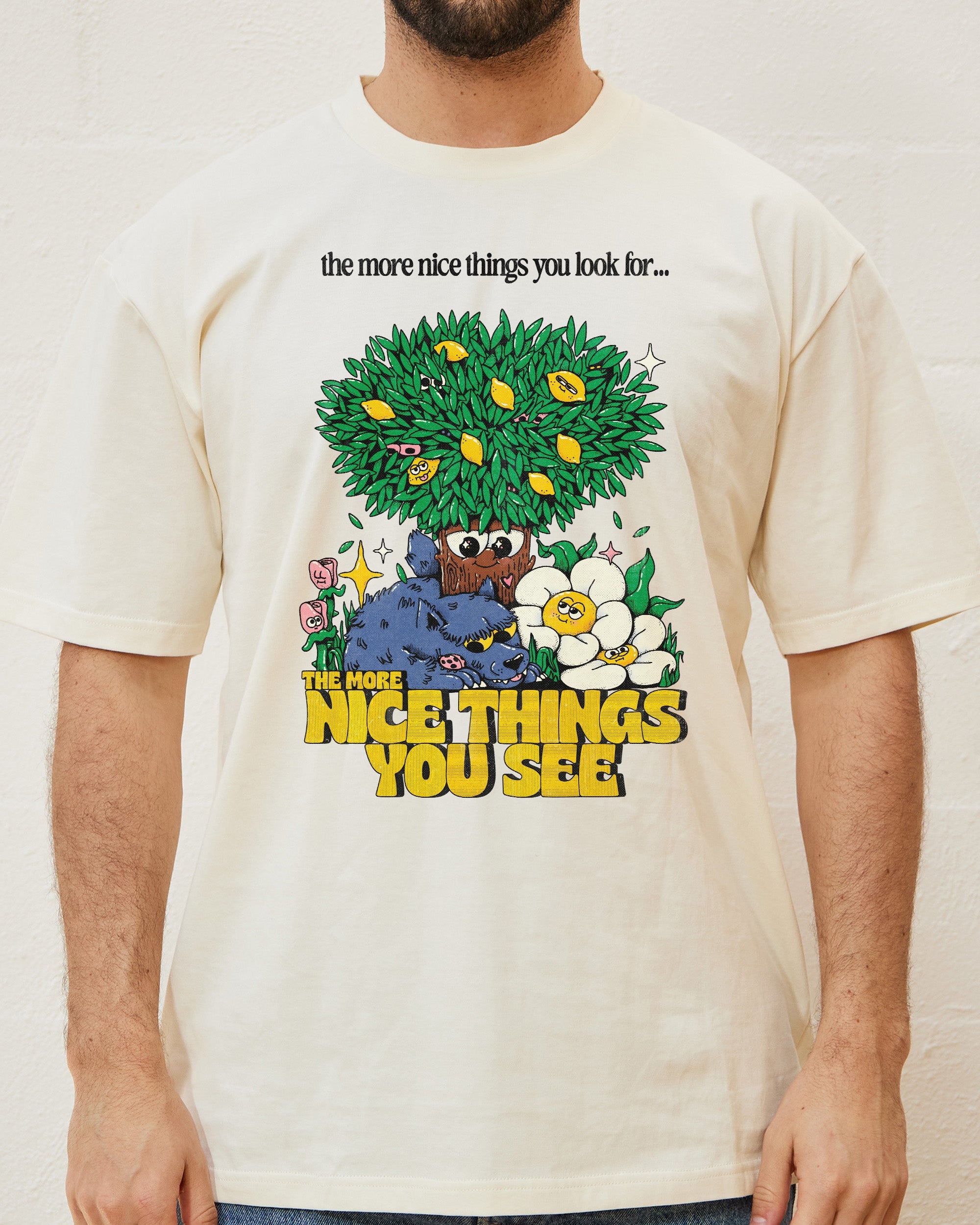 Nice Things T-Shirt Australia Online Natural