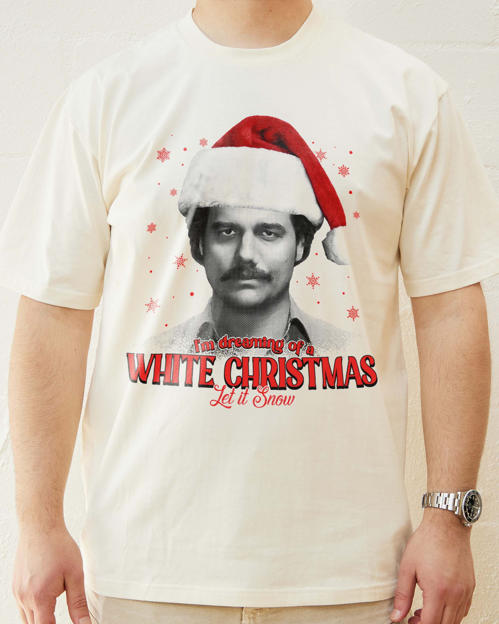 White Christmas T-Shirt Australia Online Natural