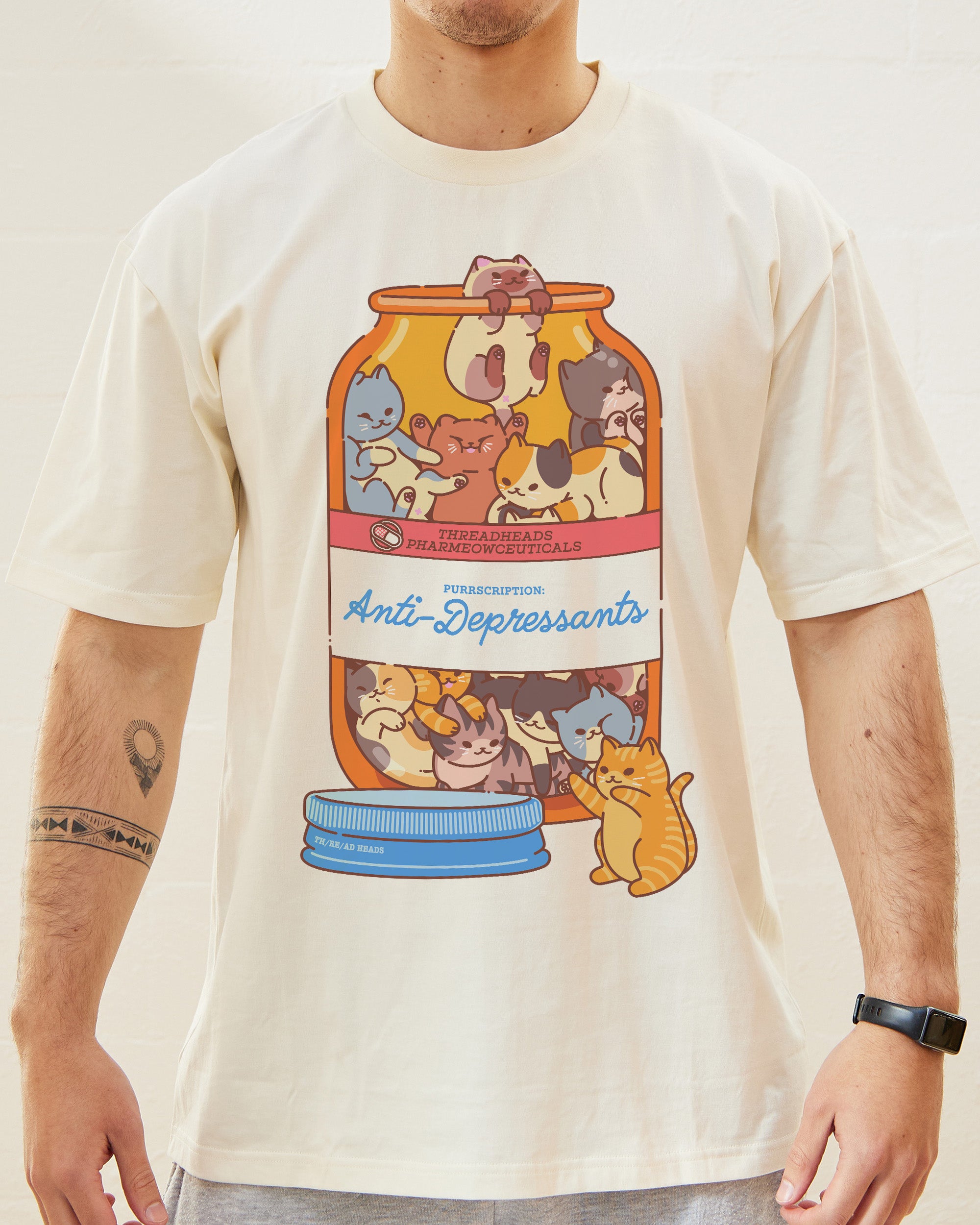 Anti-Depressants T-Shirt Australia Online #colour_natural