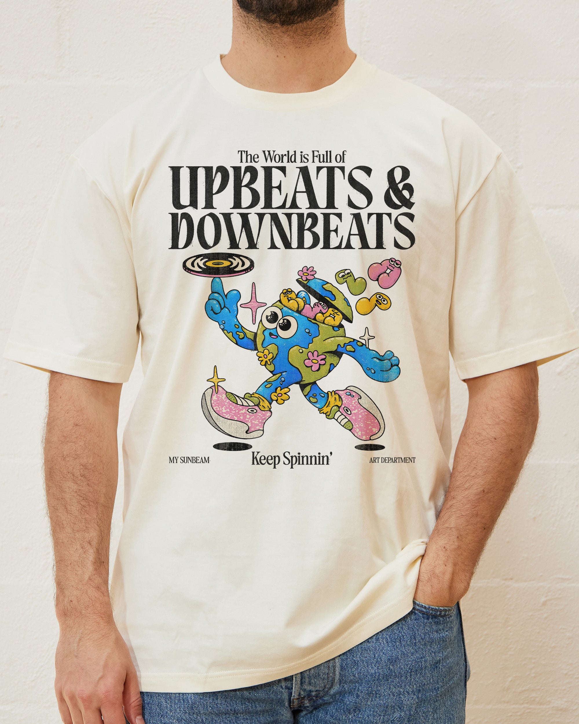 Upbeats & Downbeats T-Shirt Australia Online Natural
