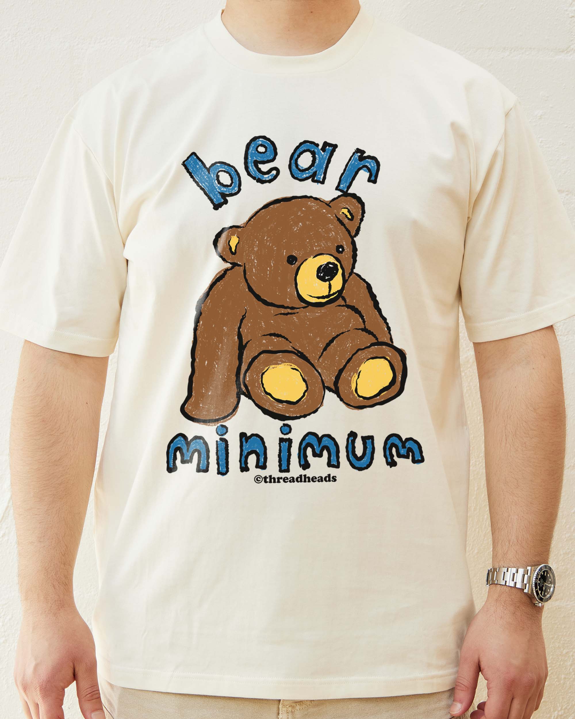 Bear Minimum T-Shirt Australia Online Natural