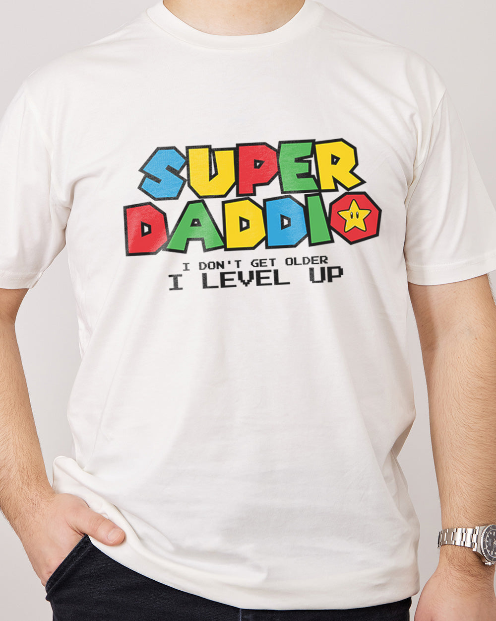 Super Daddio T-Shirt Australia Online #colour_natural