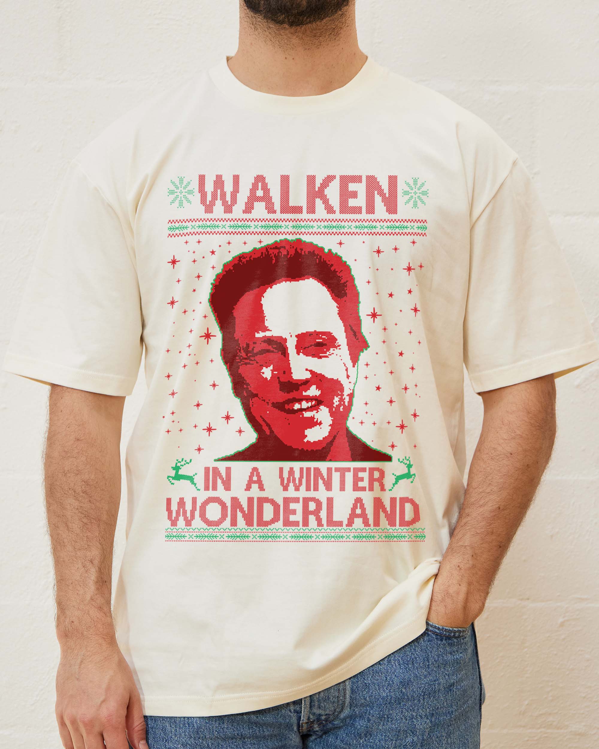 Walken In A Winter Wonderland T-Shirt Australia Online Natural
