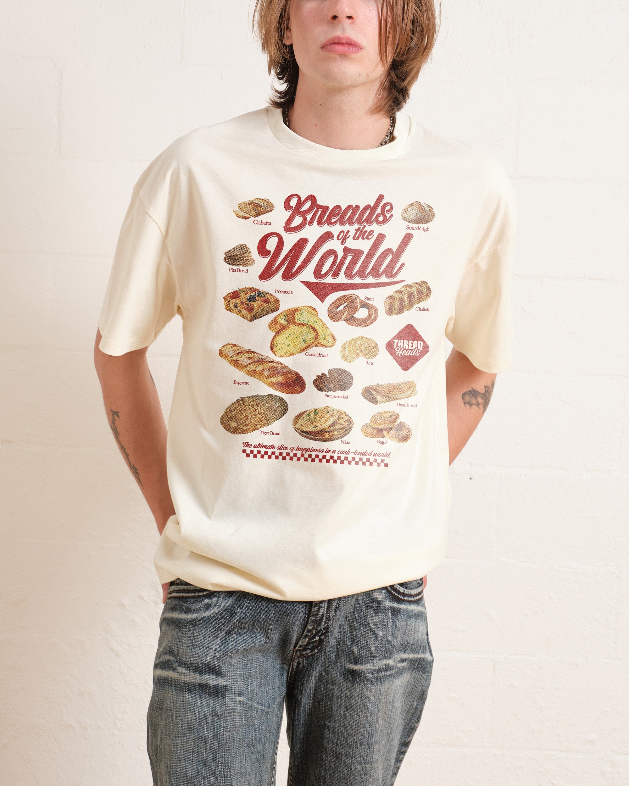 Breads of the World T-Shirt Australia Online Natural