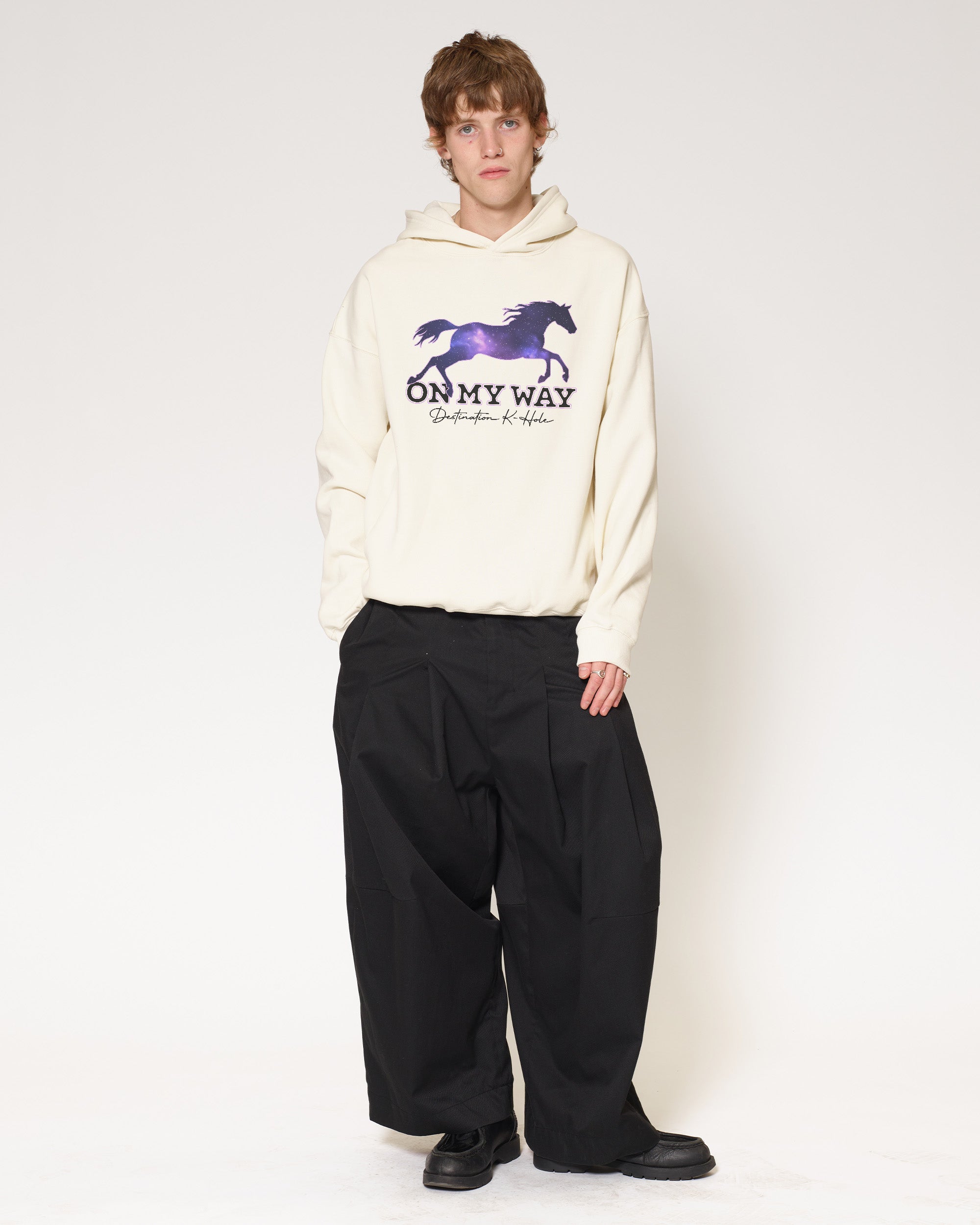 Destination K-Hole Natural Hoodie