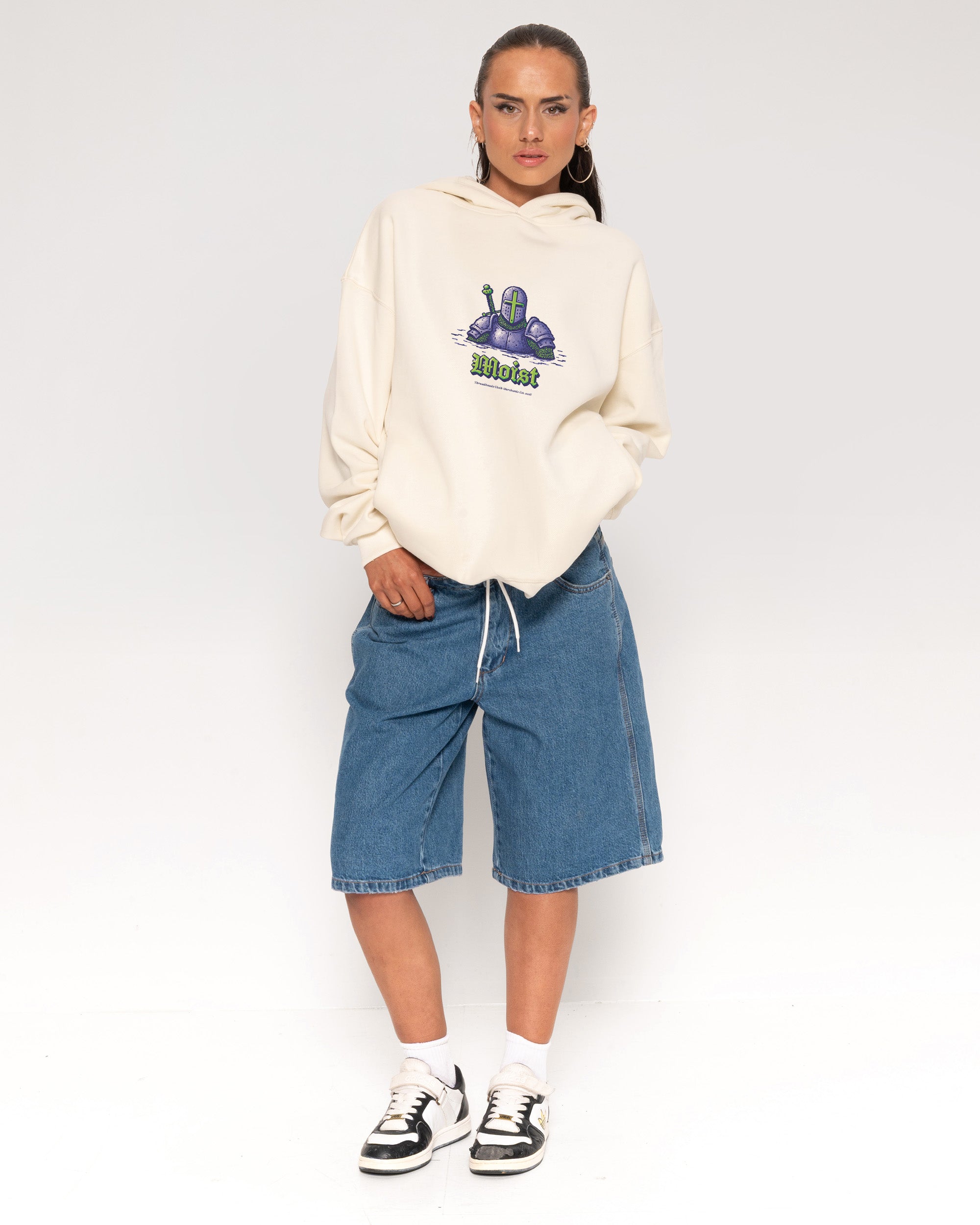 Moist Knight Natural Hoodie