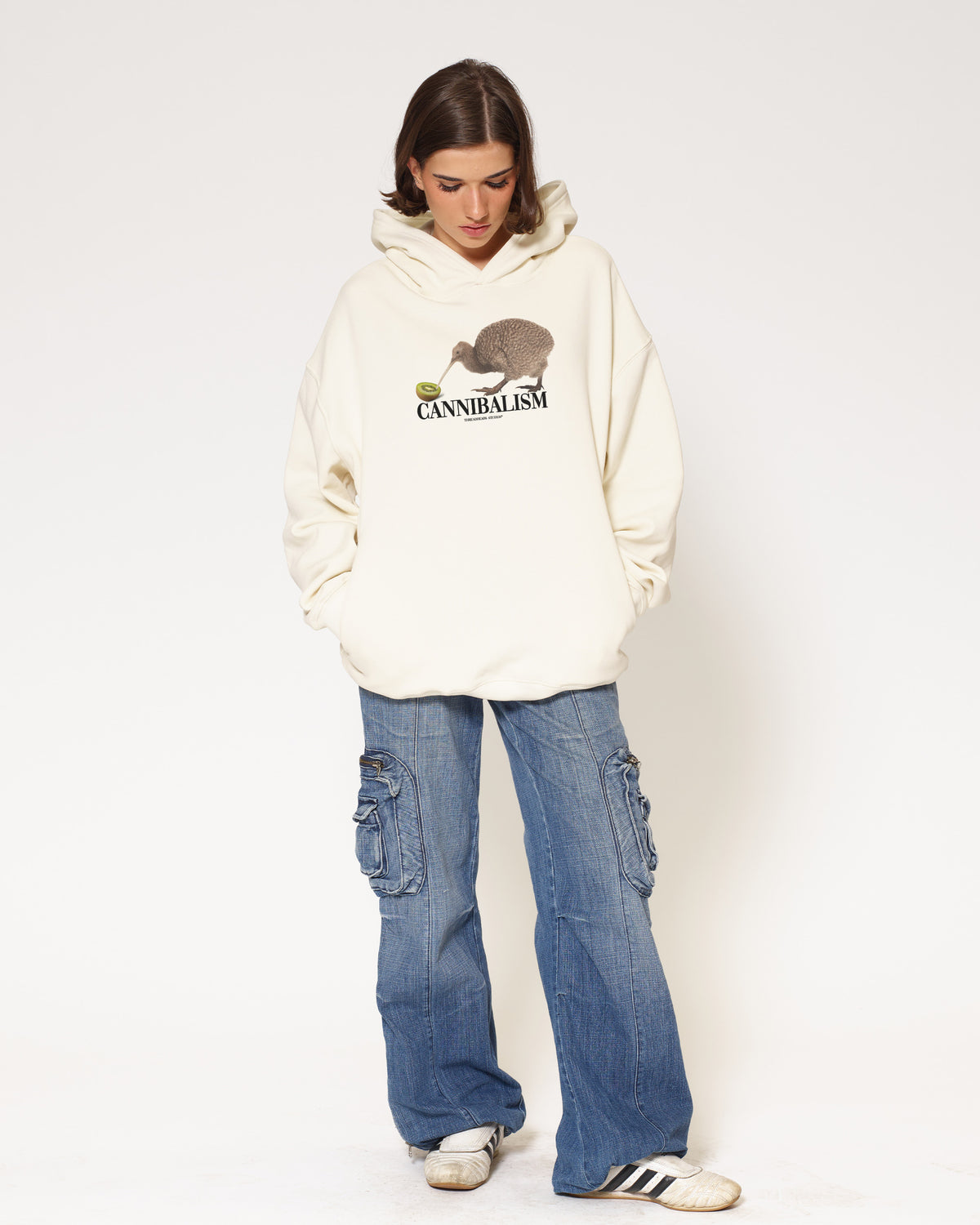 Cannibalism Natural Hoodie