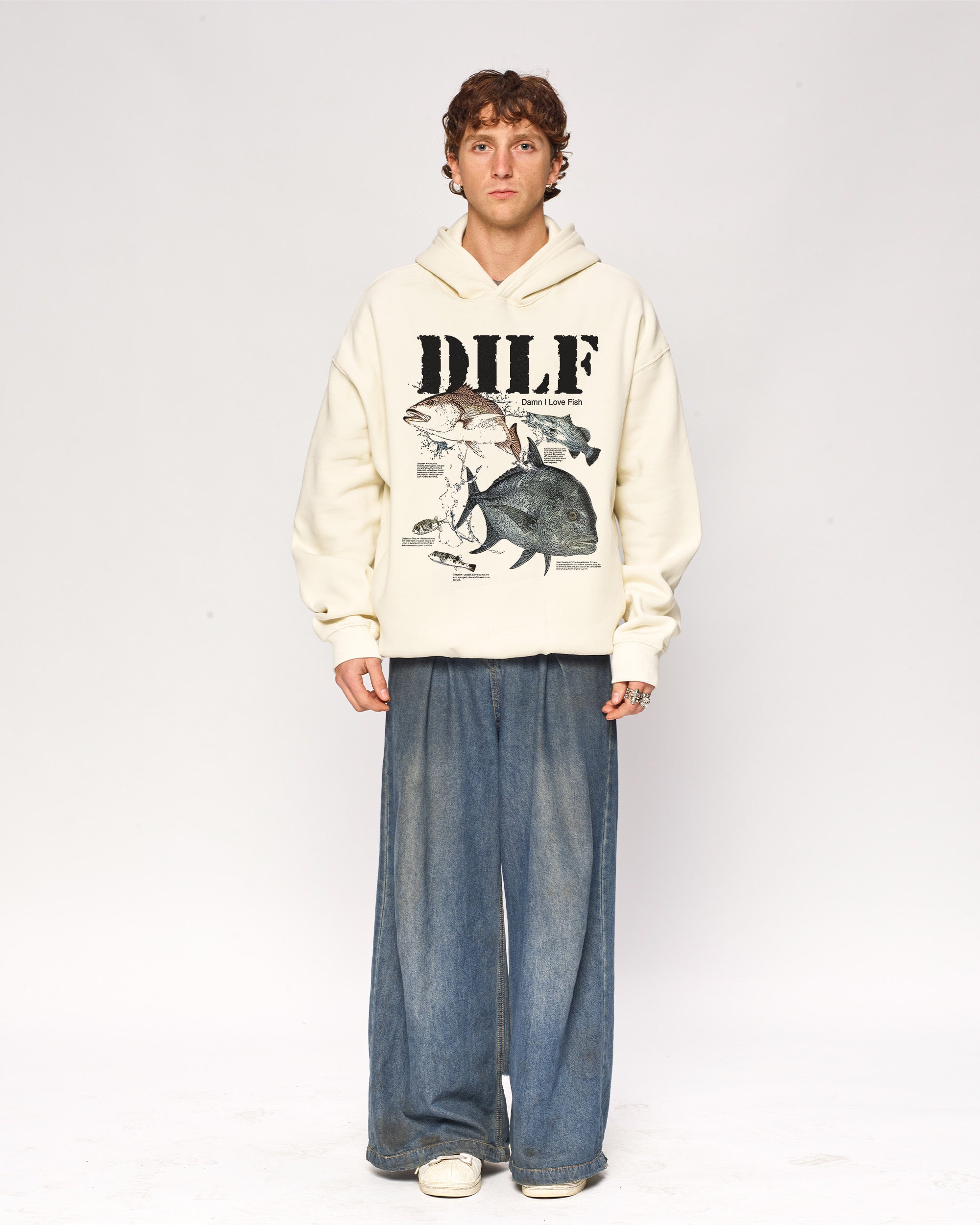 Damn I Love Fish Hoodie Threadheads Australia Online