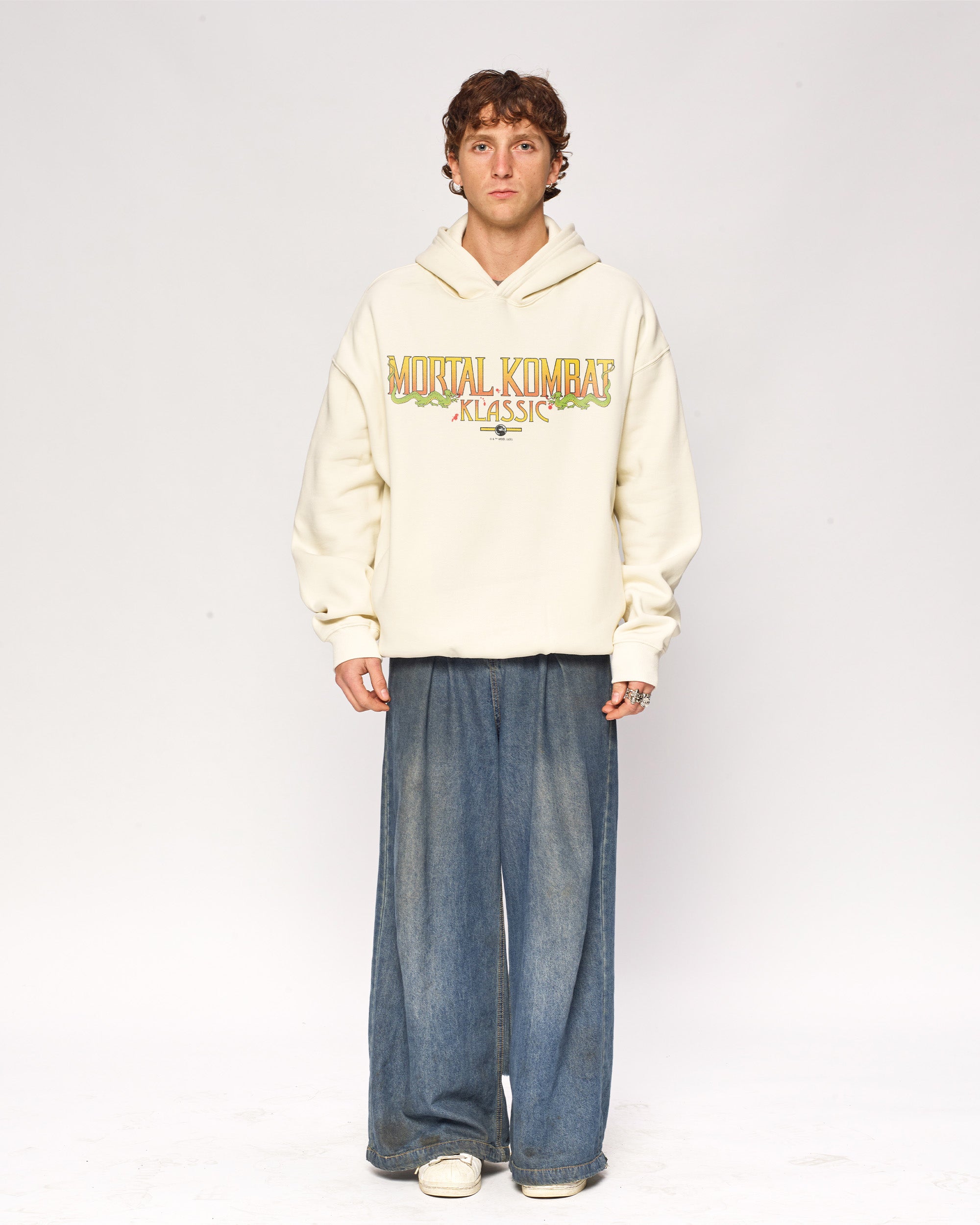 Mortal Kombat Klassic Logo Hoodie Threadheads Australia Online