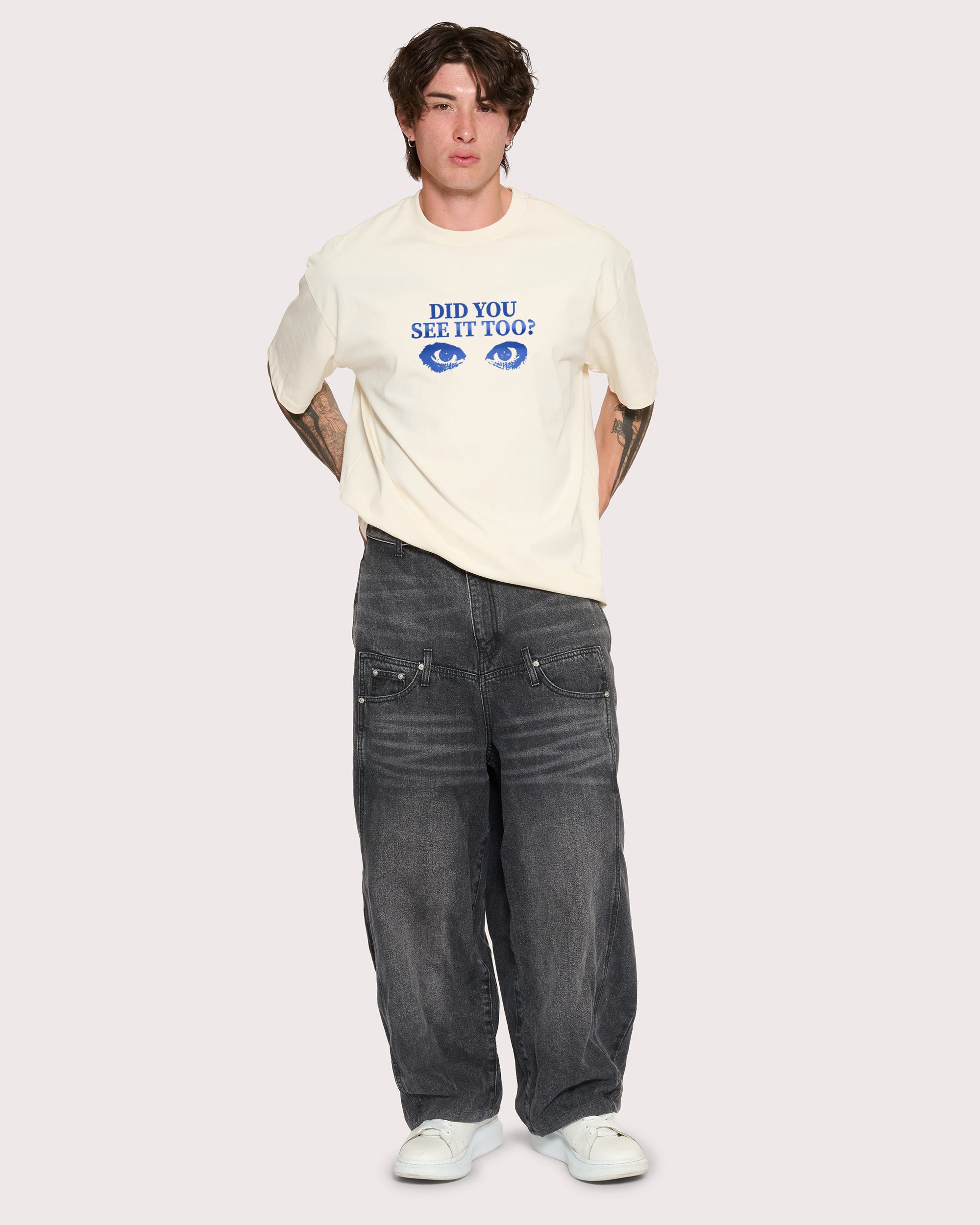1-800 Delusions Natural Oversized Tee