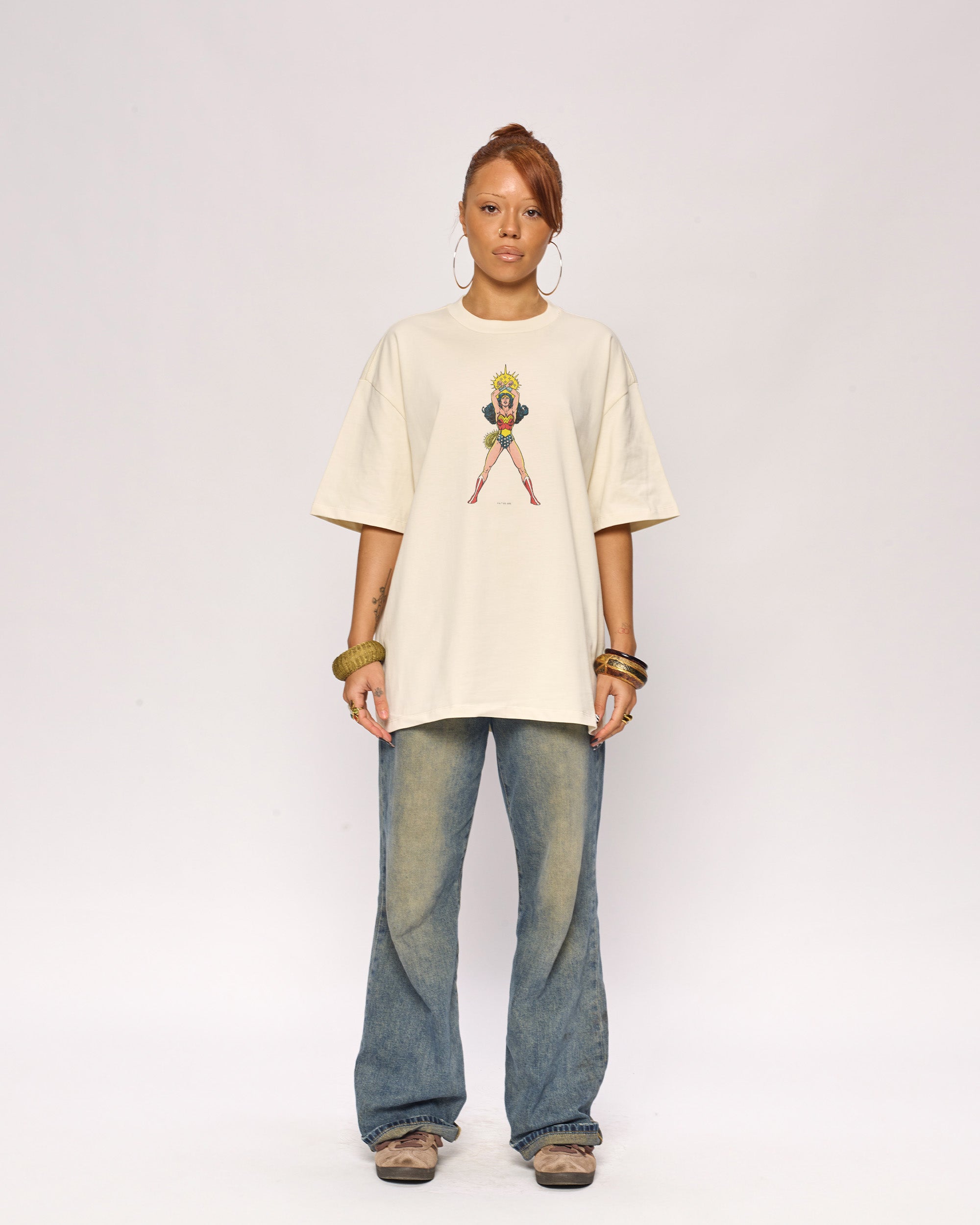 Wonder Woman Power Surge Oversized Tee Threadheads Australia Online