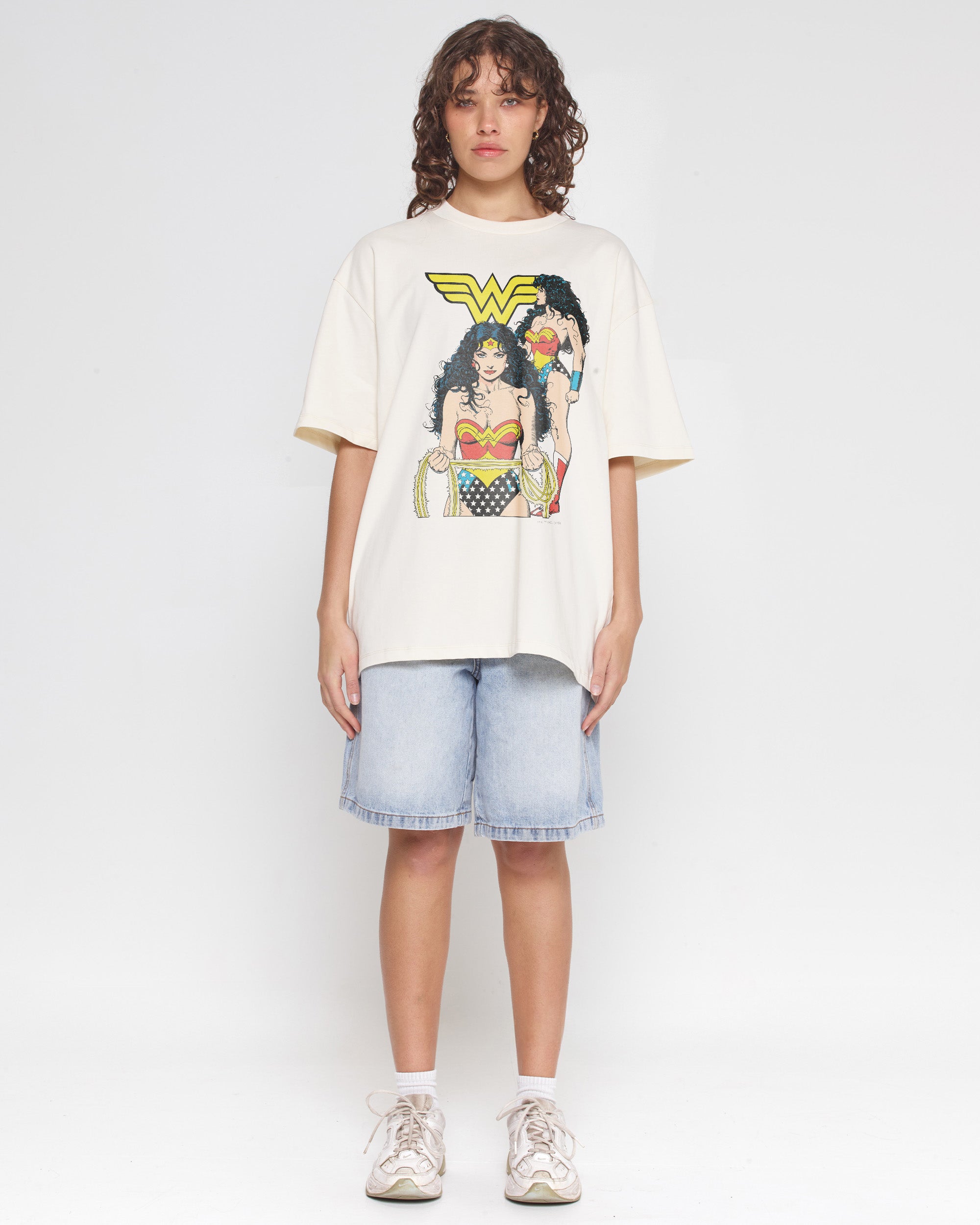 Wonder Woman Queen of the Amazons Oversized Tee Threadheads Australia Online