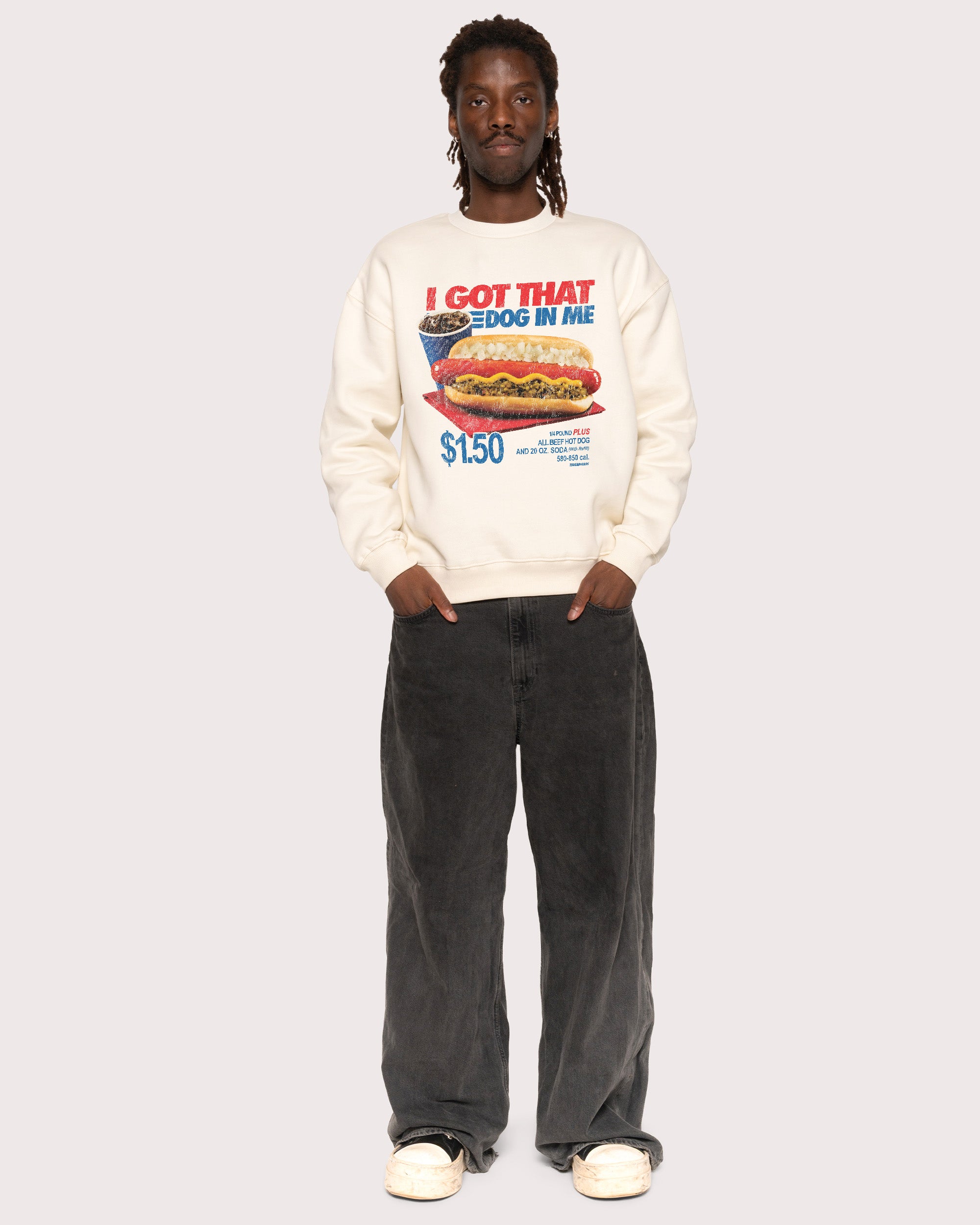 I Got That Dog In Me Natural Sweatshirt