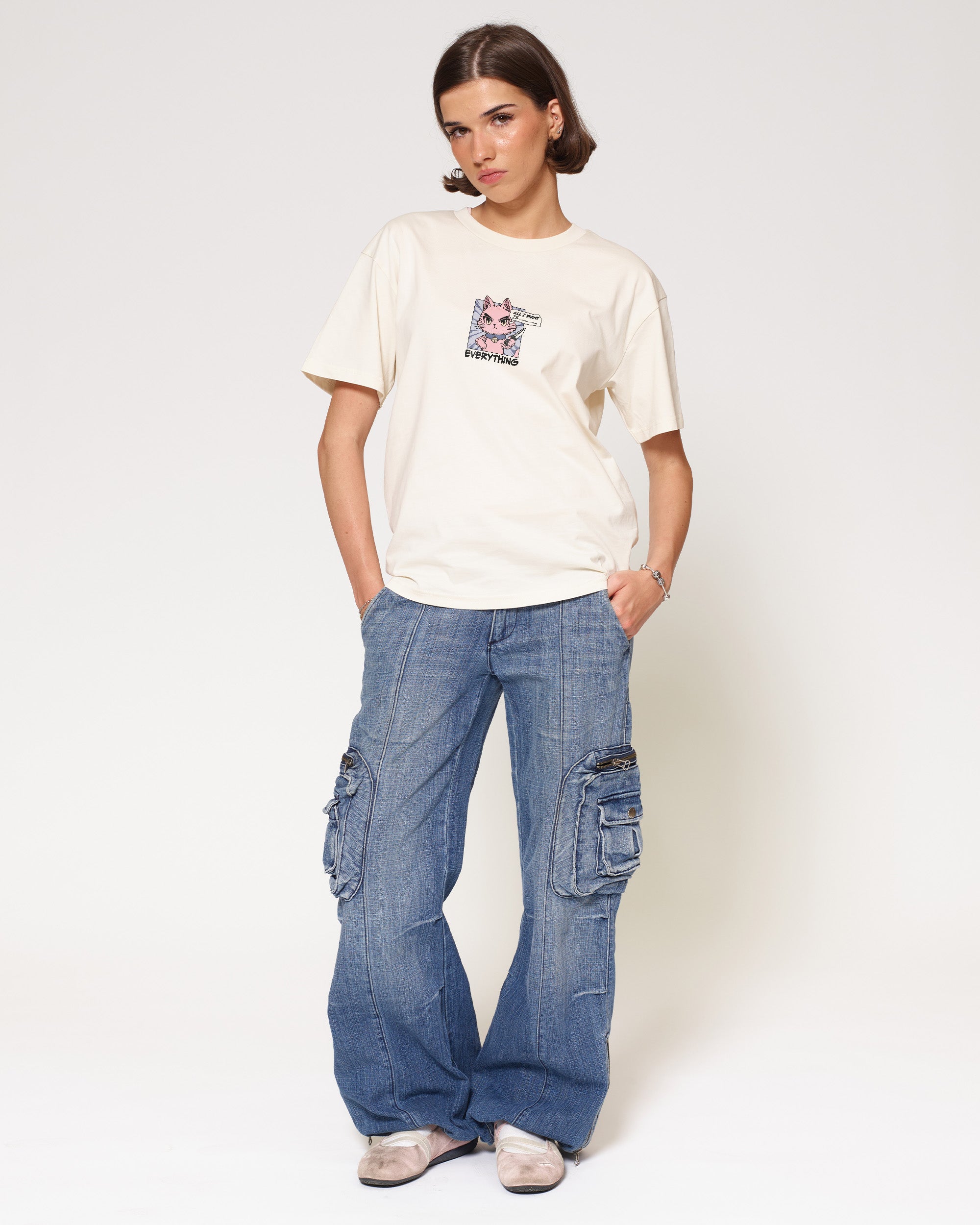 All I Want Is Everything Natural T-Shirt